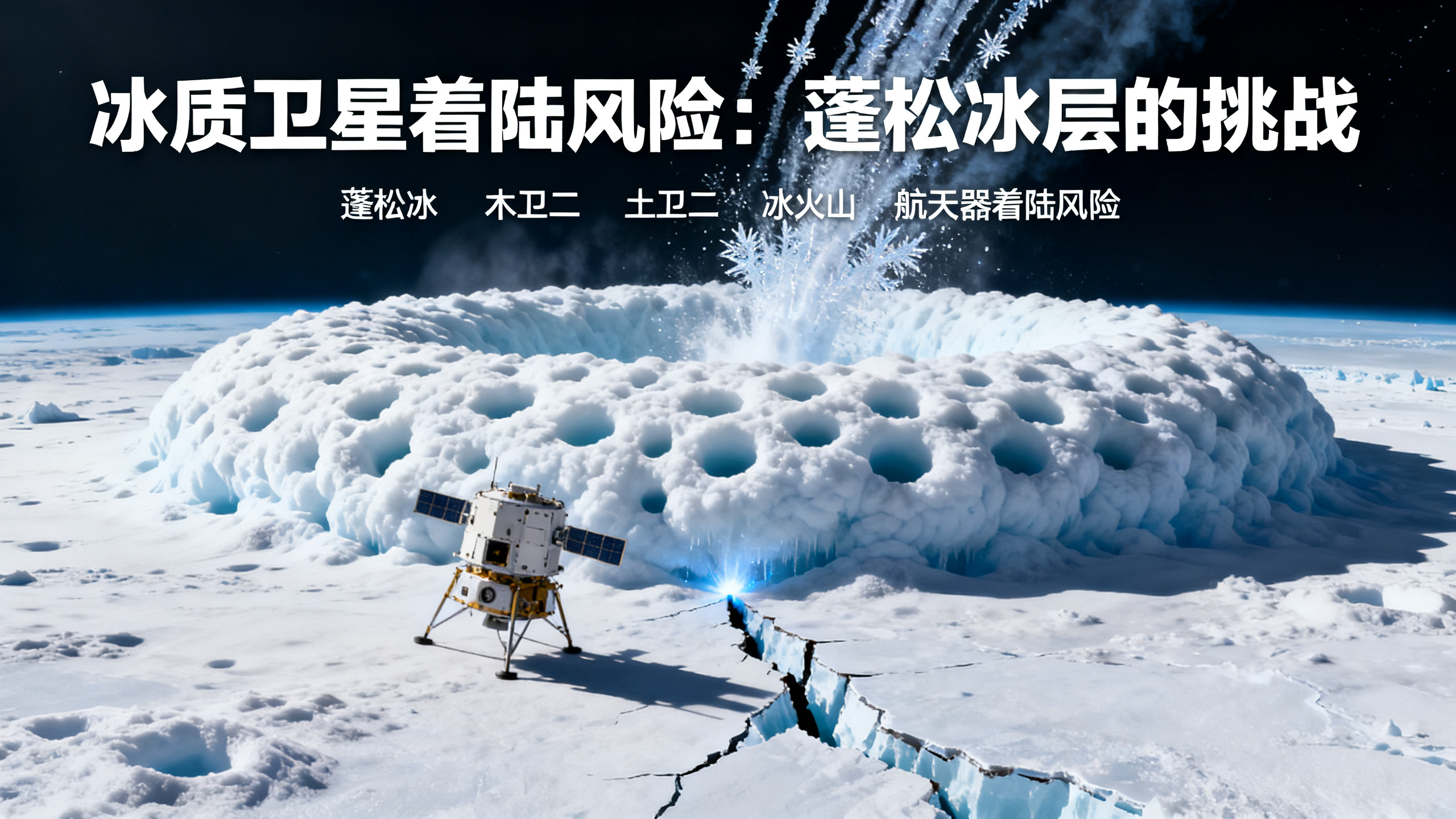 蓬松冰层可能危及探测器在海洋卫星上的着陆