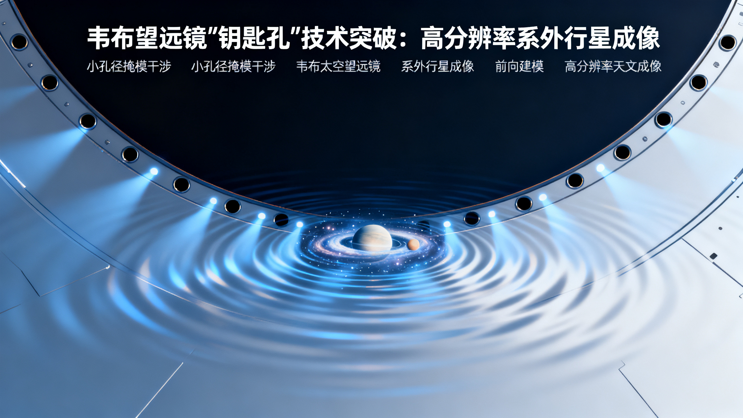 天文学家巧用“钥匙孔”技巧，让韦布望远镜看得更清晰