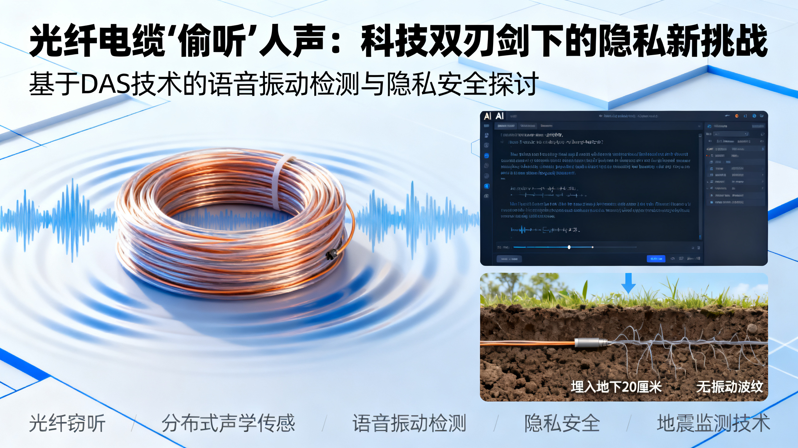 光纤电缆竟能“偷听”附近谈话
