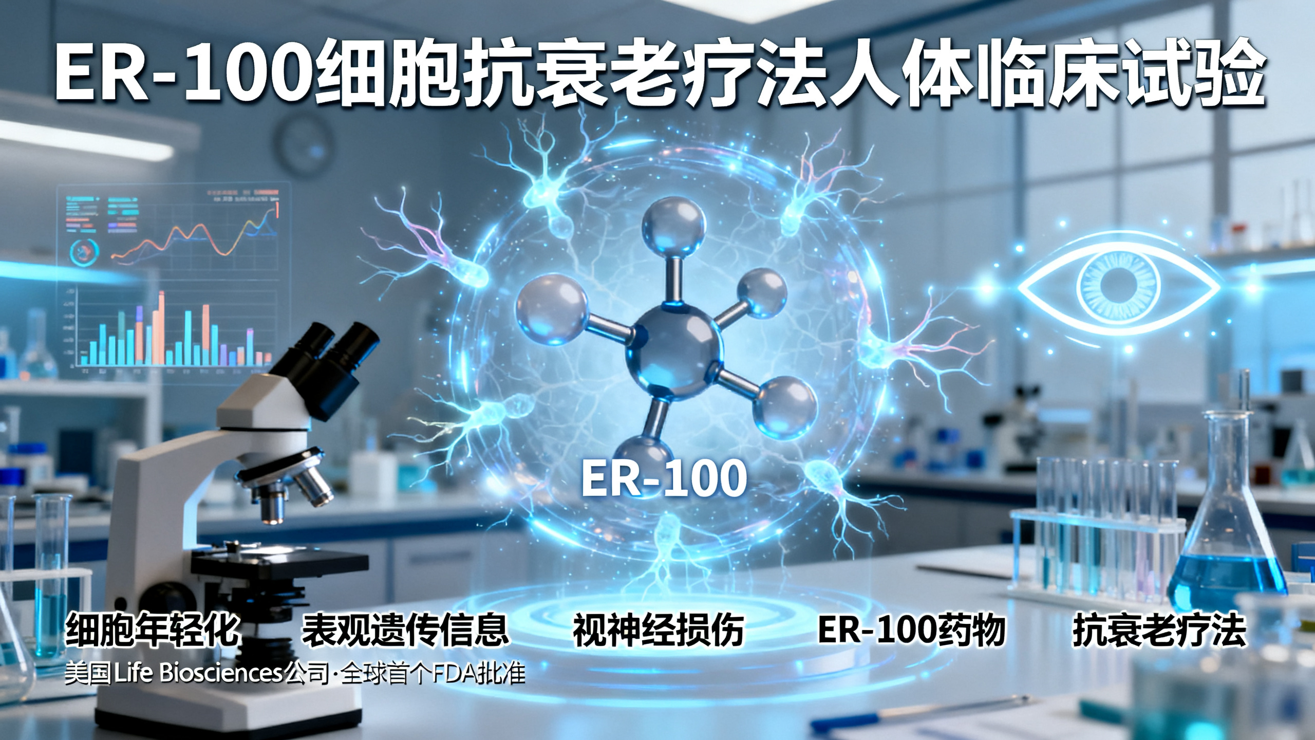 抗衰老公司首次在人体试验中尝试逆转视力衰退