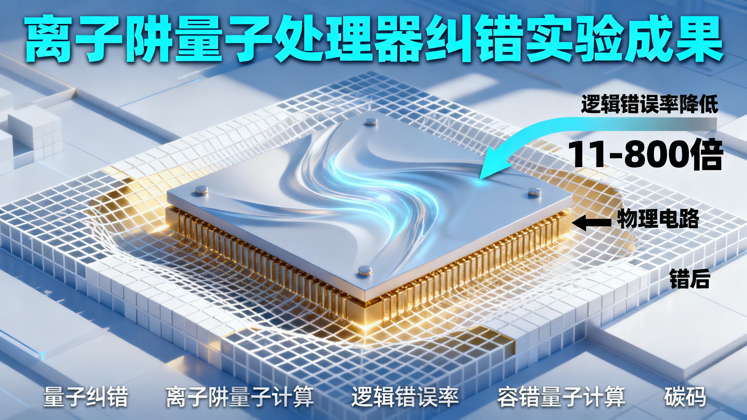 量子处理器纠错能力提升，错误率大幅降低