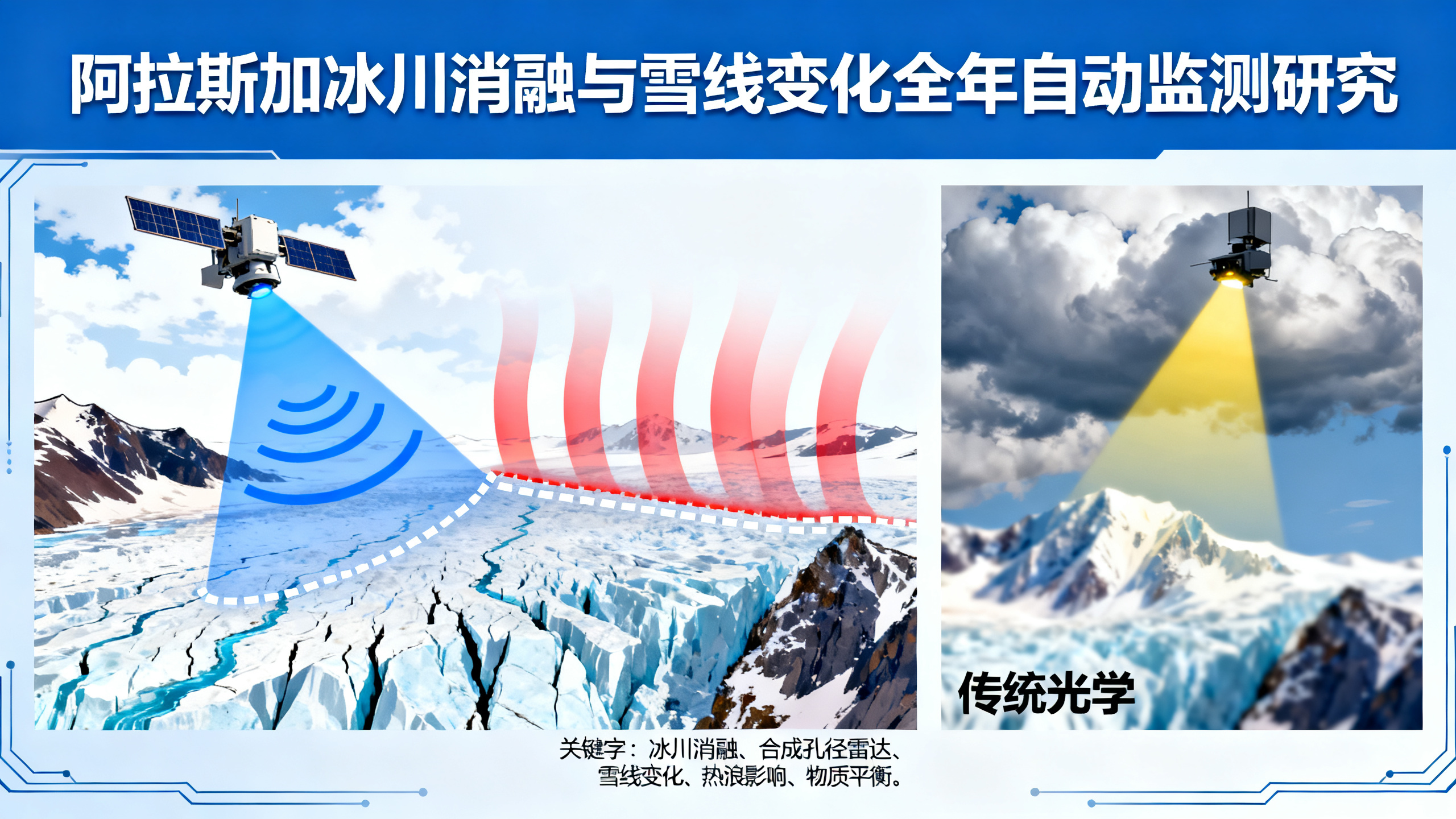 阿拉斯加冰川对气温升高反应剧烈