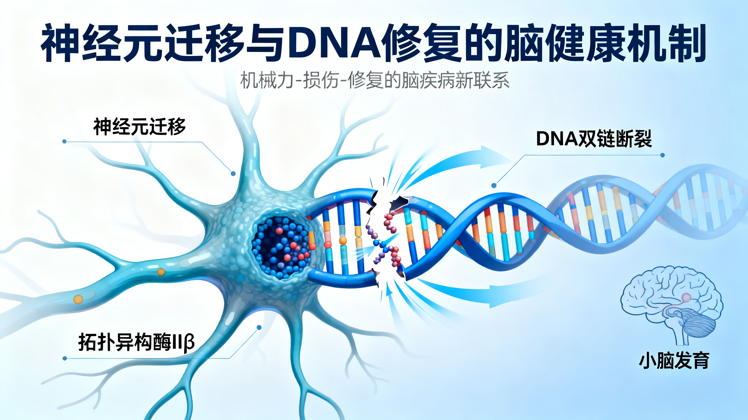 科学家发现：大脑发育需要神经元主动“损伤”自身DNA
