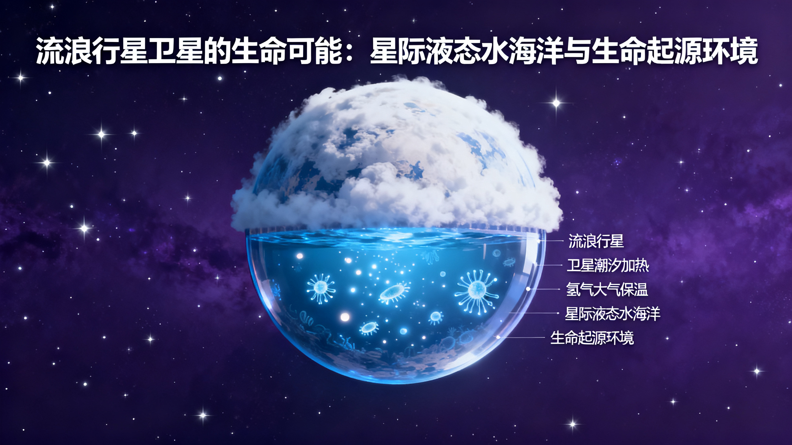 流浪行星的卫星上，外星生命或可存活数十亿年