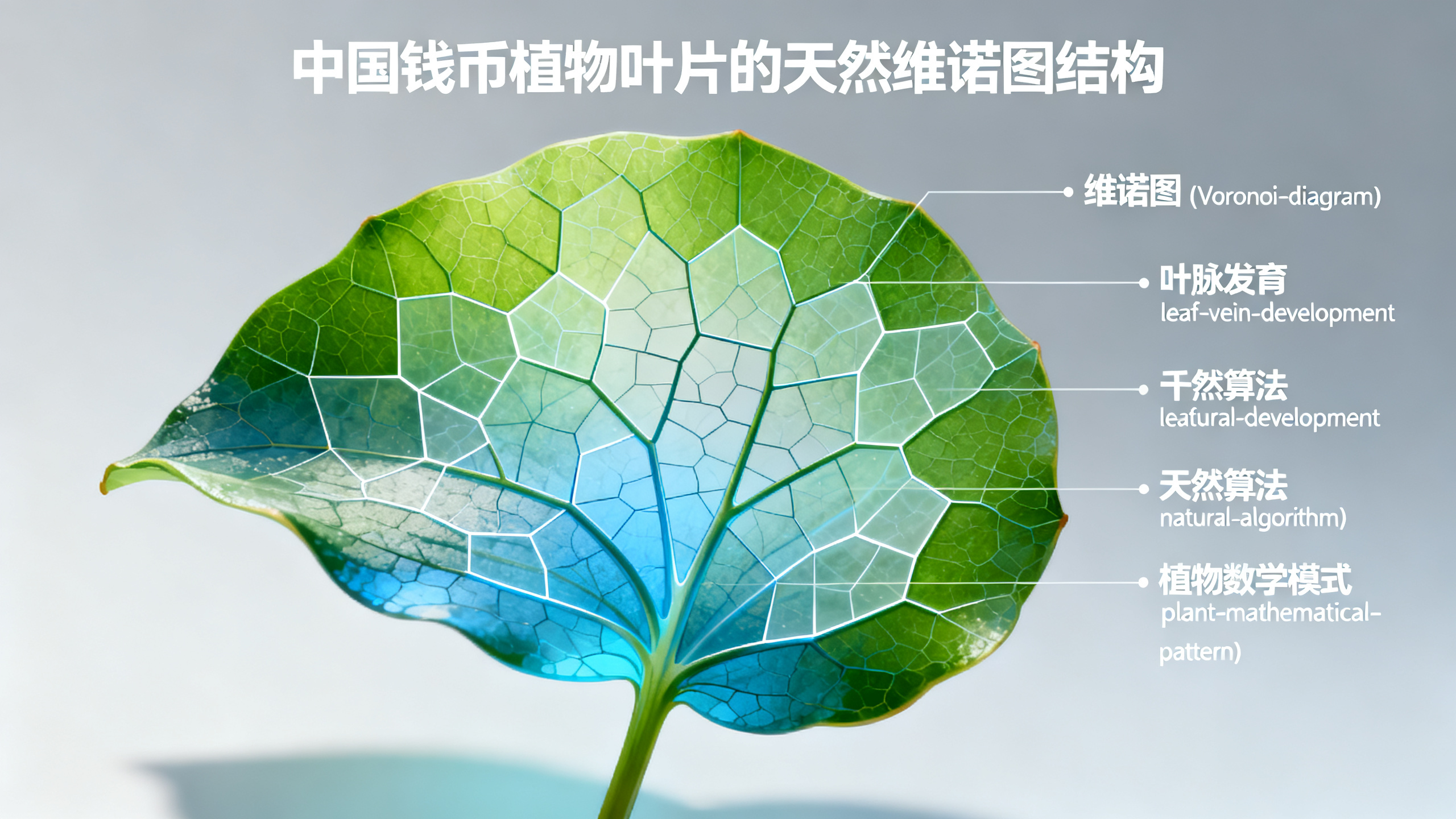 科学家发现“铜钱草”叶片里藏着数学秘密