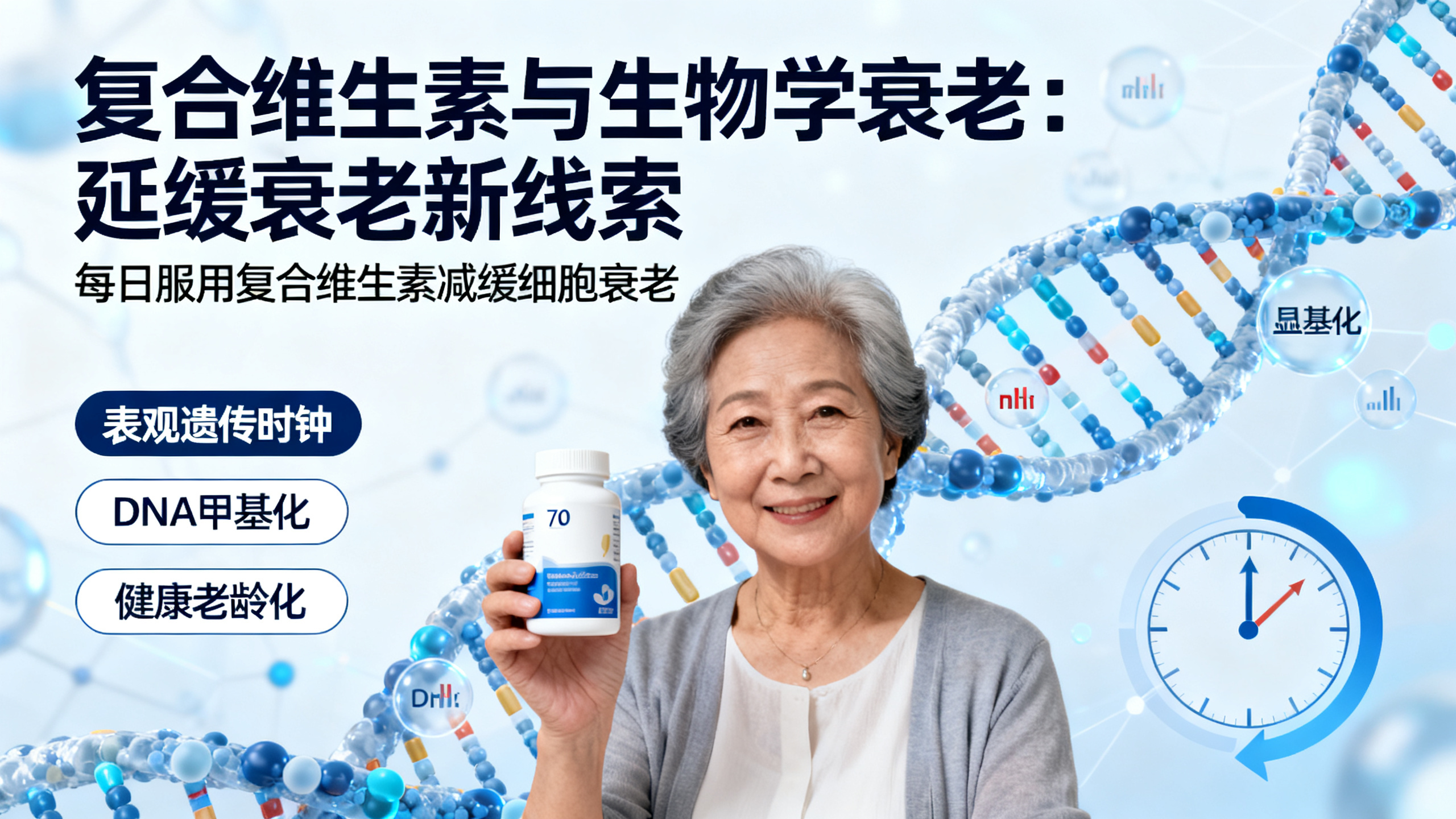 每天吃复合维生素，或能延缓衰老