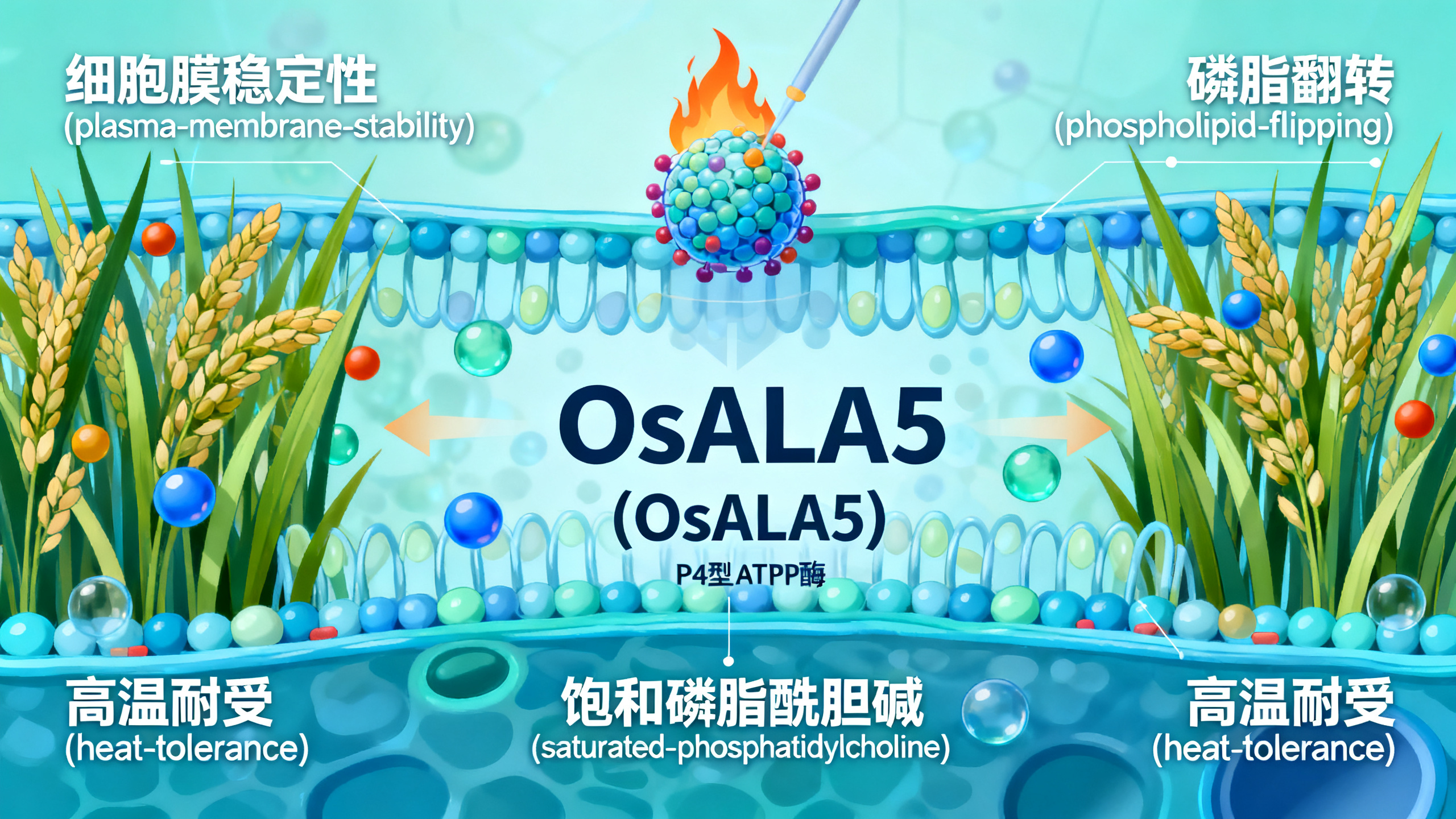 热量触发磷脂翻转，维持细胞膜“柔韧性”