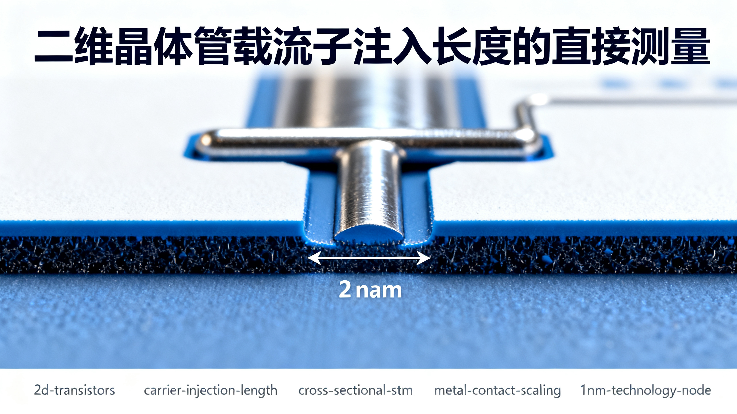 直接测出二维材料晶体管中的电子传输距离