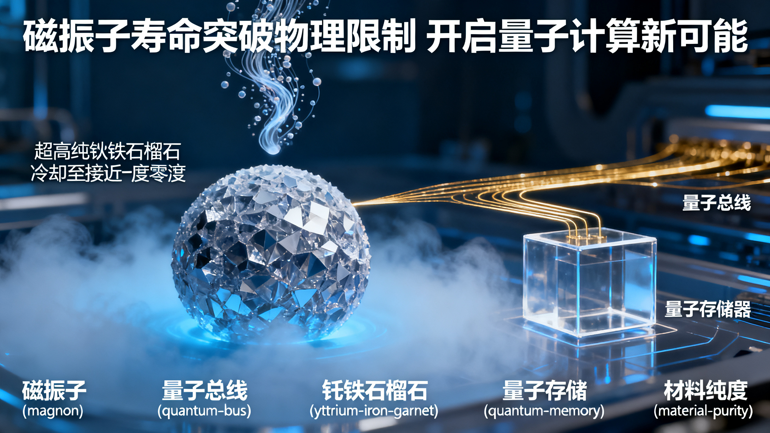 微小磁波或让量子计算机缩小到硬币大小