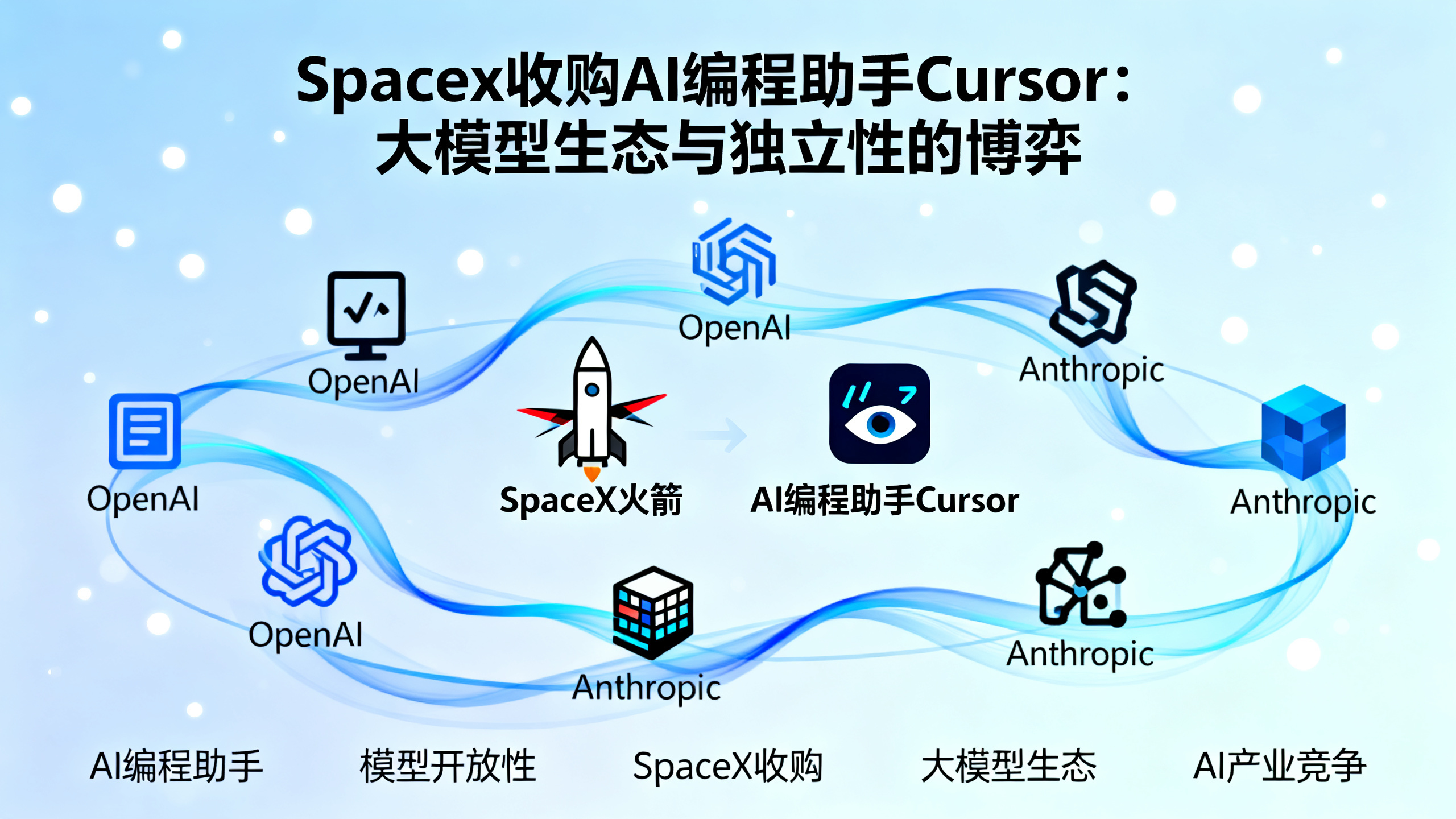 Cursor 能否继续在 SpaceX 内部支持 OpenAI 和 Anthropic 的人工智能模型？