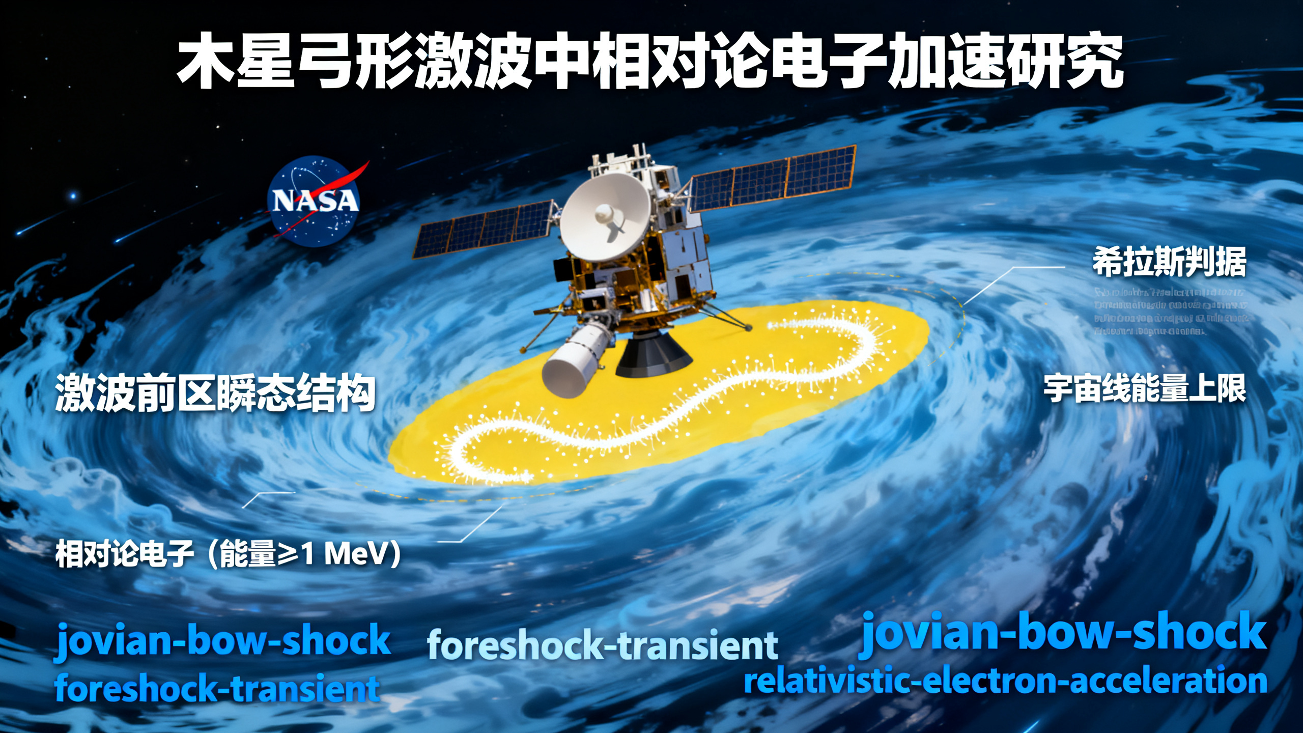 木星“弓形激波”如何加速电子，以及这一现象的更广泛意义