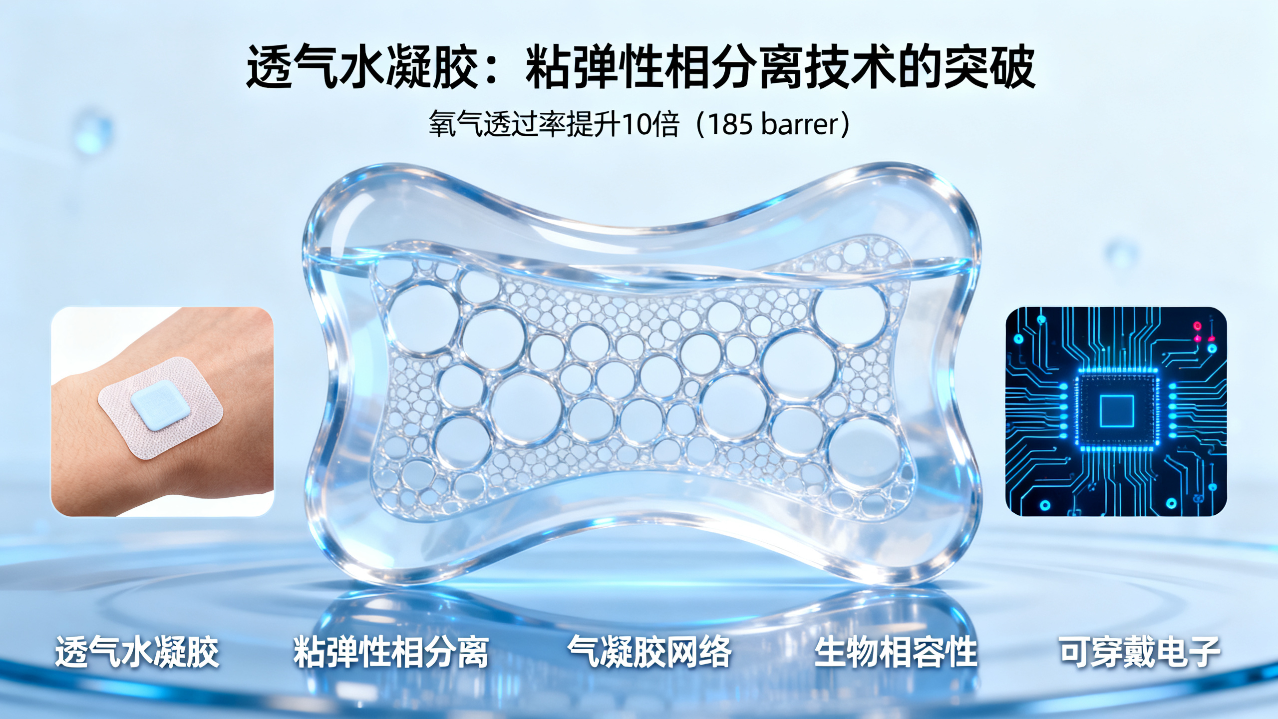 透气水凝胶：让空气自由穿过的新型“会呼吸”材料