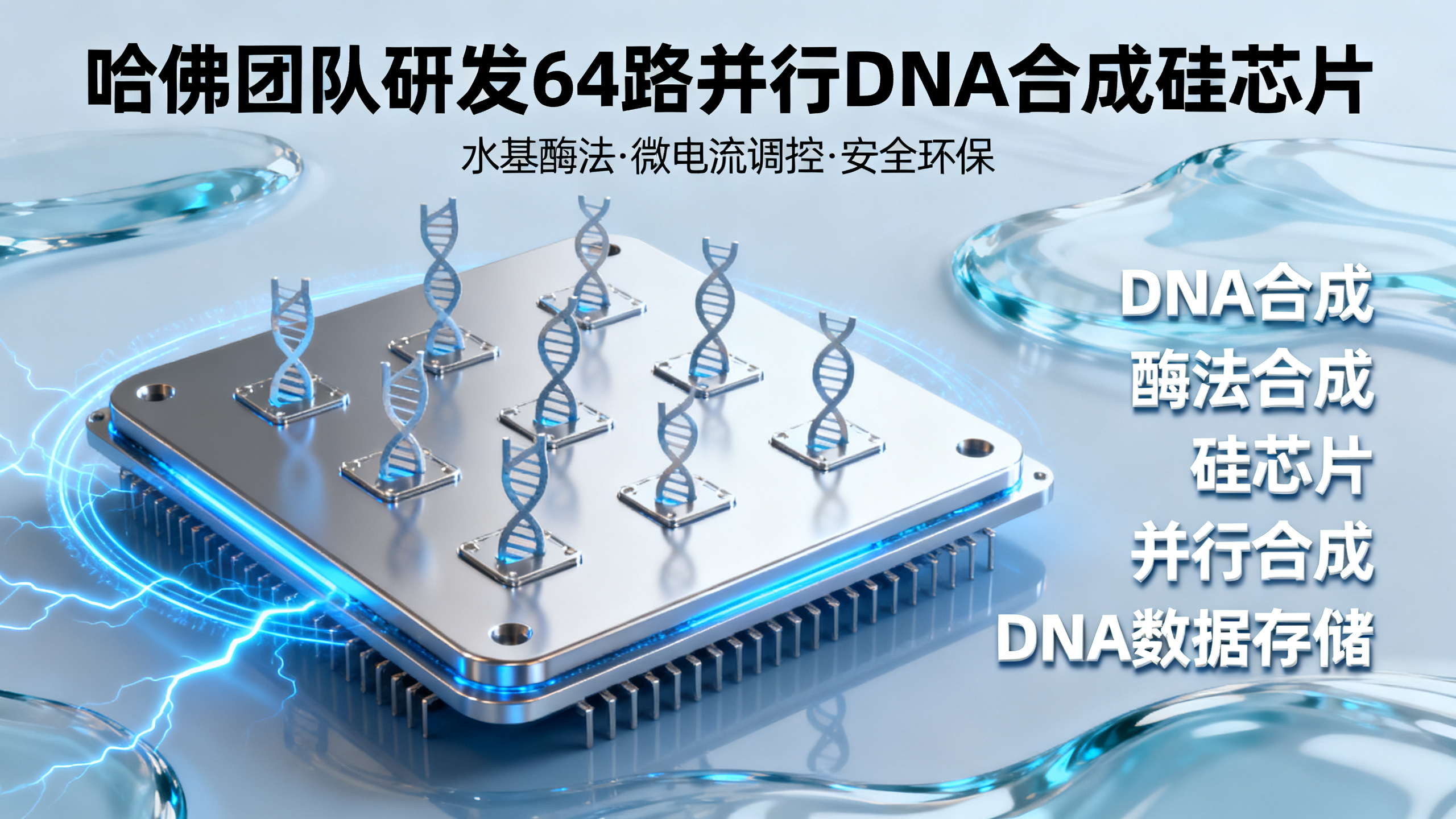 哈佛科学家让硅芯片“写”出DNA