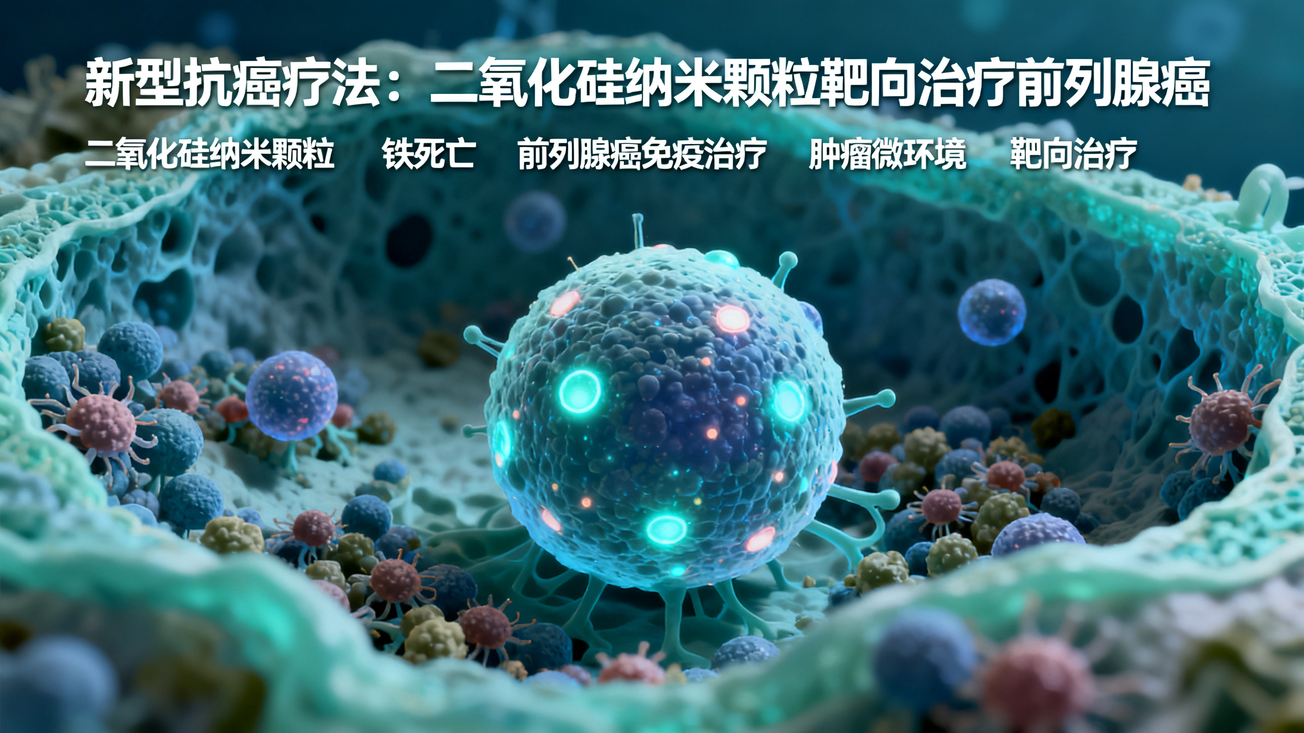 微小二氧化硅颗粒在小鼠体内成功清除侵袭性前列腺癌