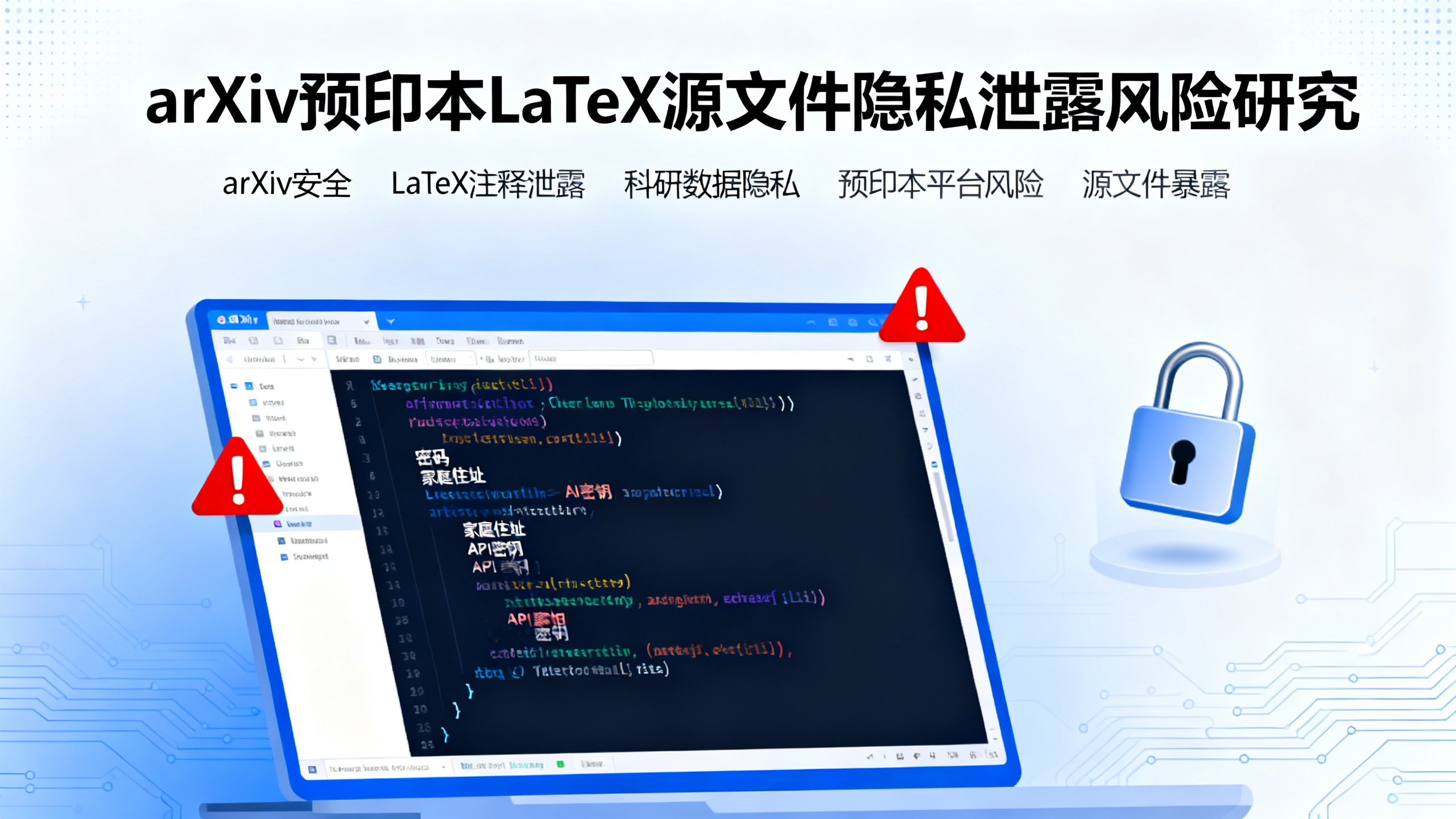 哎呀！大多数arXiv论文里的内容，本就不该公开分享