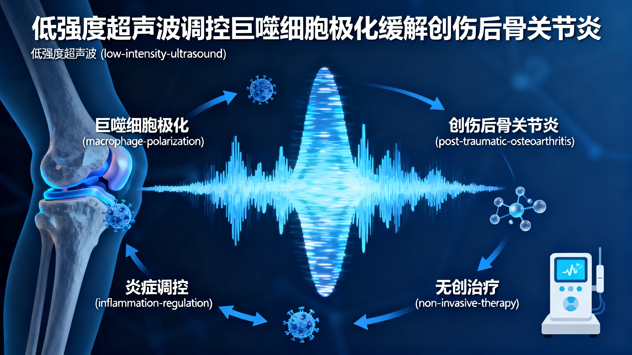 这种超声波疗法或许能预防关节炎