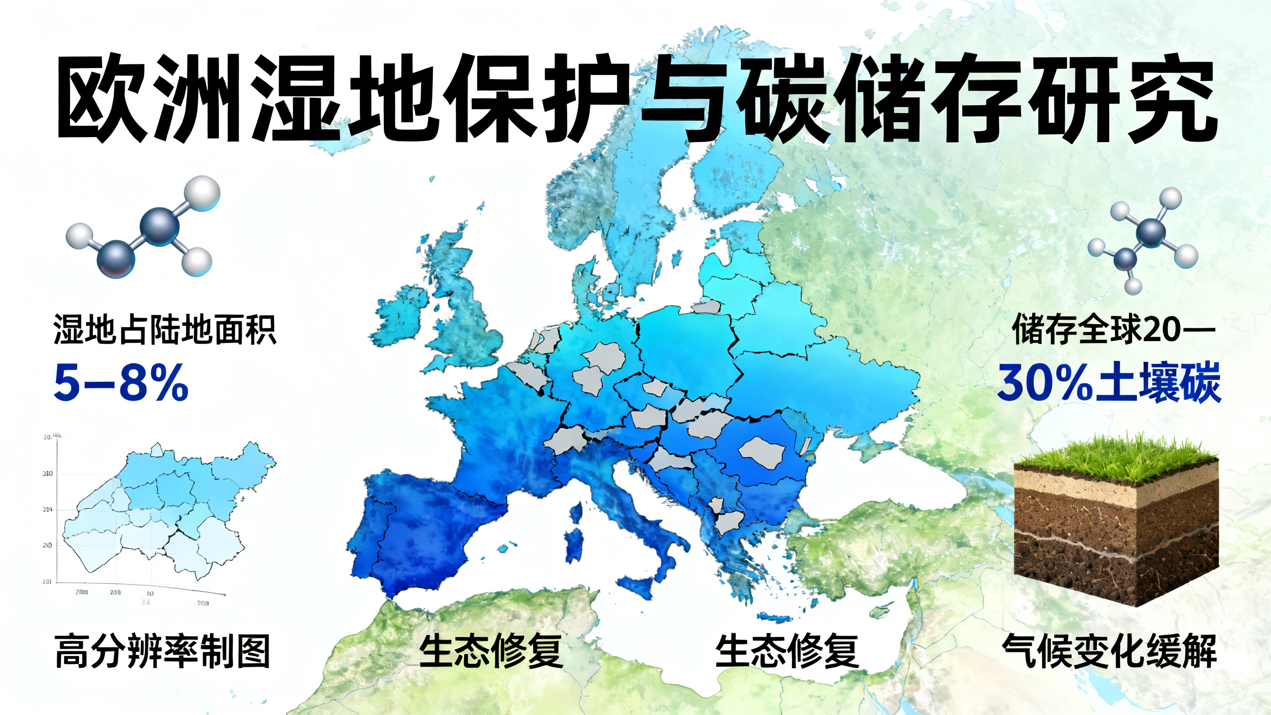 欧洲湿地详细地图揭示被忽视的生态“绿洲”