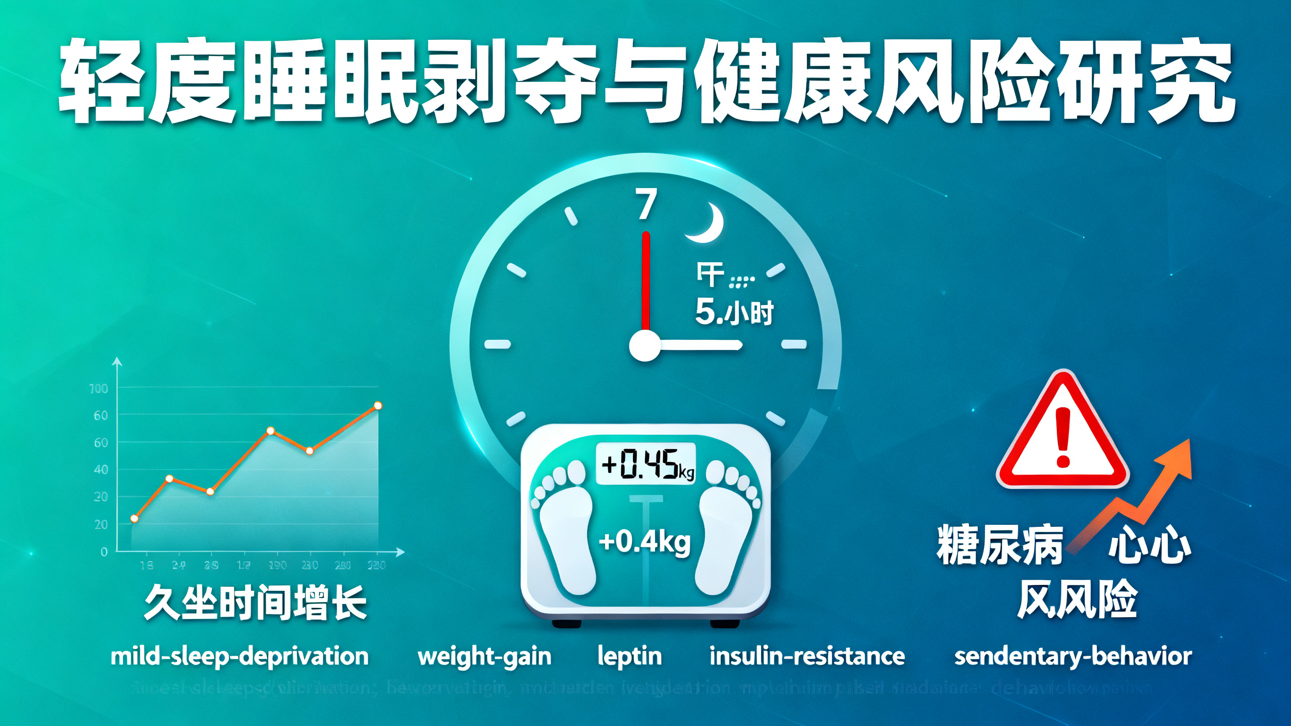 轻微缺觉也可能导致发胖