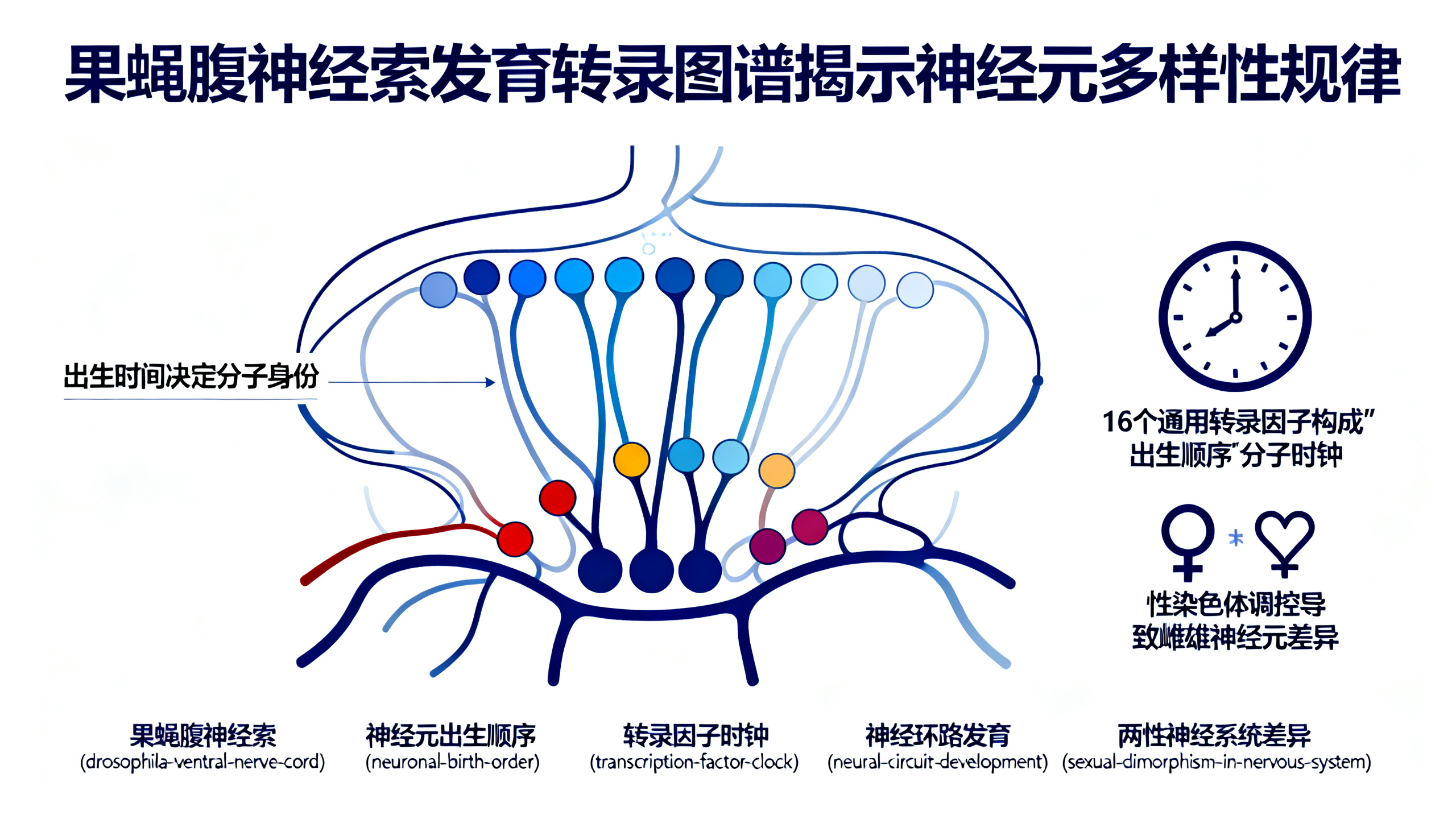 果蝇大脑中决定神经元“身份”和出生顺序的分子密码