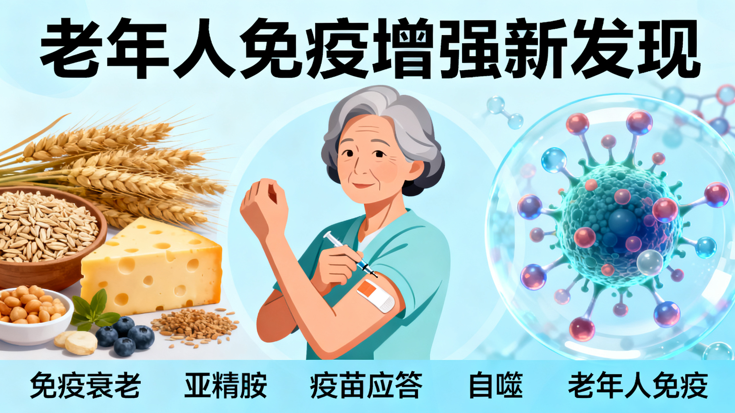 这种食物成分或许能帮老年人更好地接种疫苗