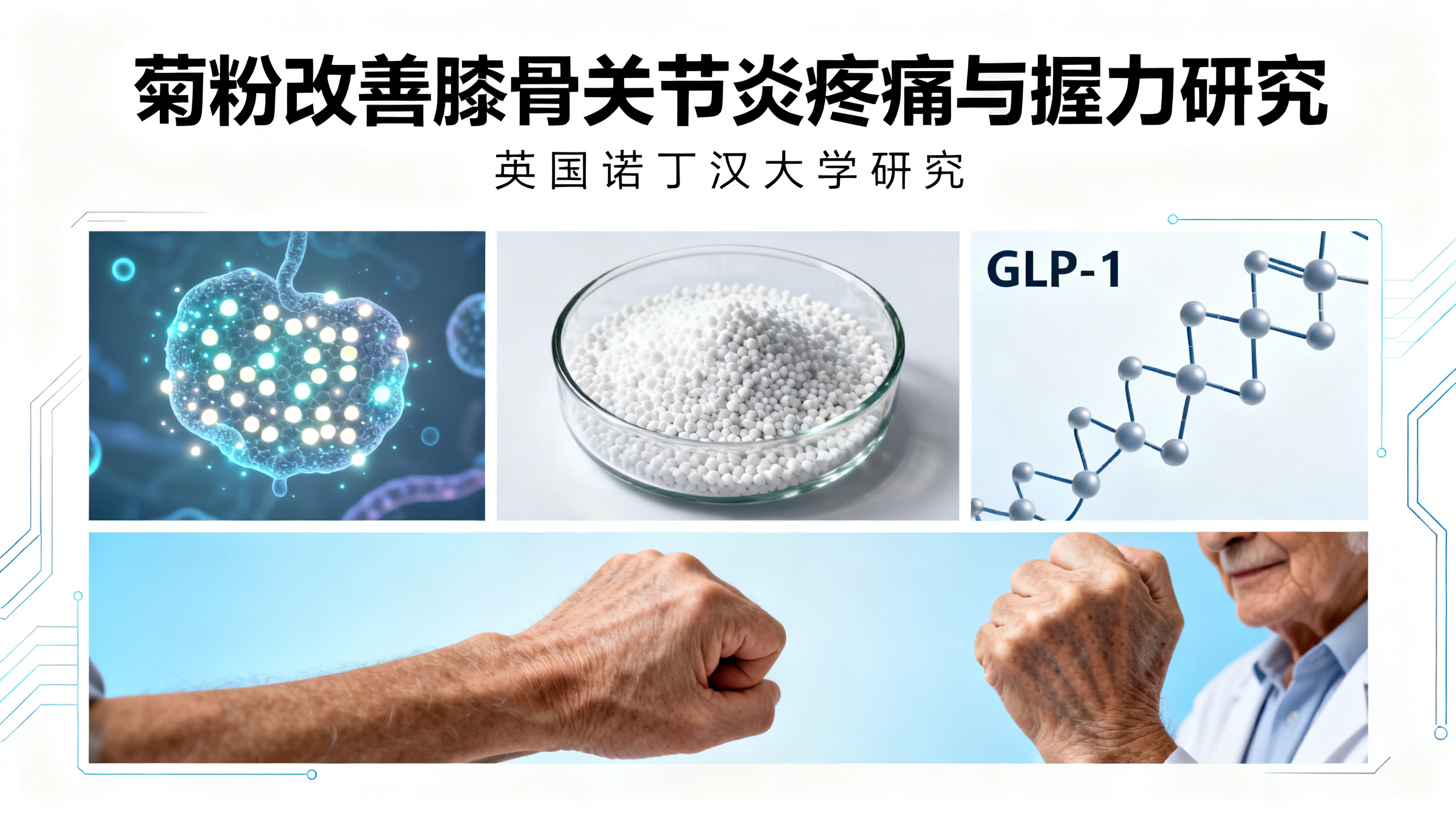 每天补充膳食纤维，缓解膝关节炎疼痛并增强肌肉力量