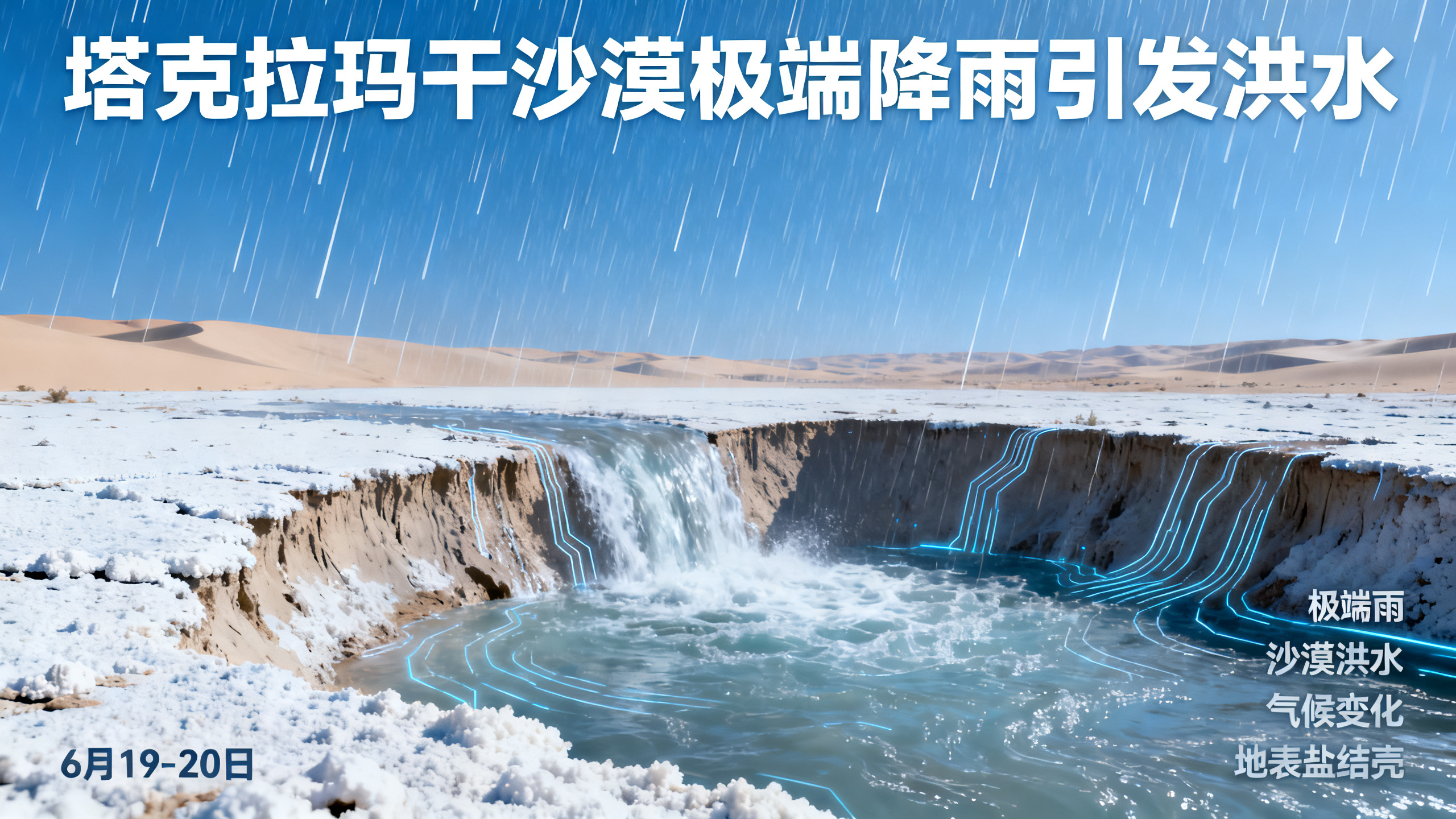 沙漠正遭遇前所未有的突发性洪水