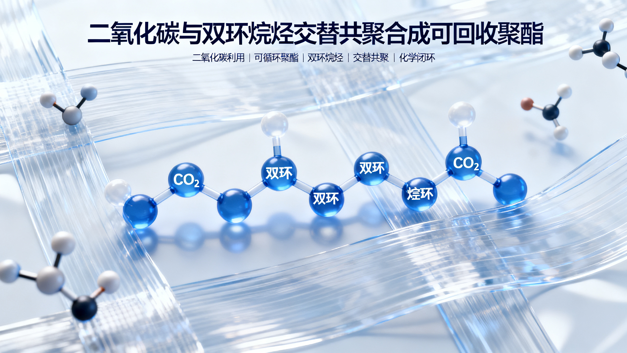用二氧化碳和双环烷烃交替合成可循环利用的聚酯