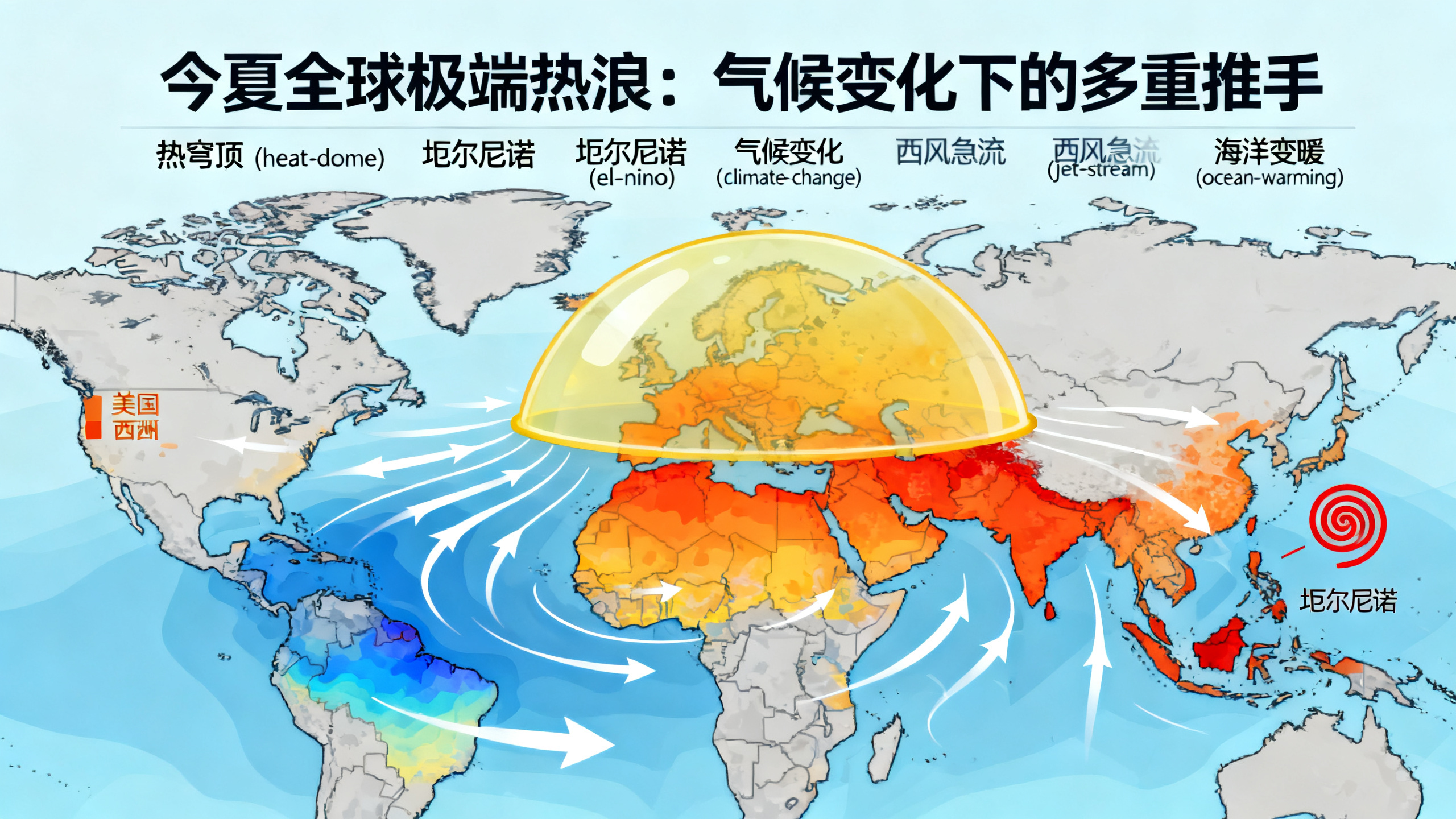 全球天气太热了，厄尔尼诺难辞其咎
