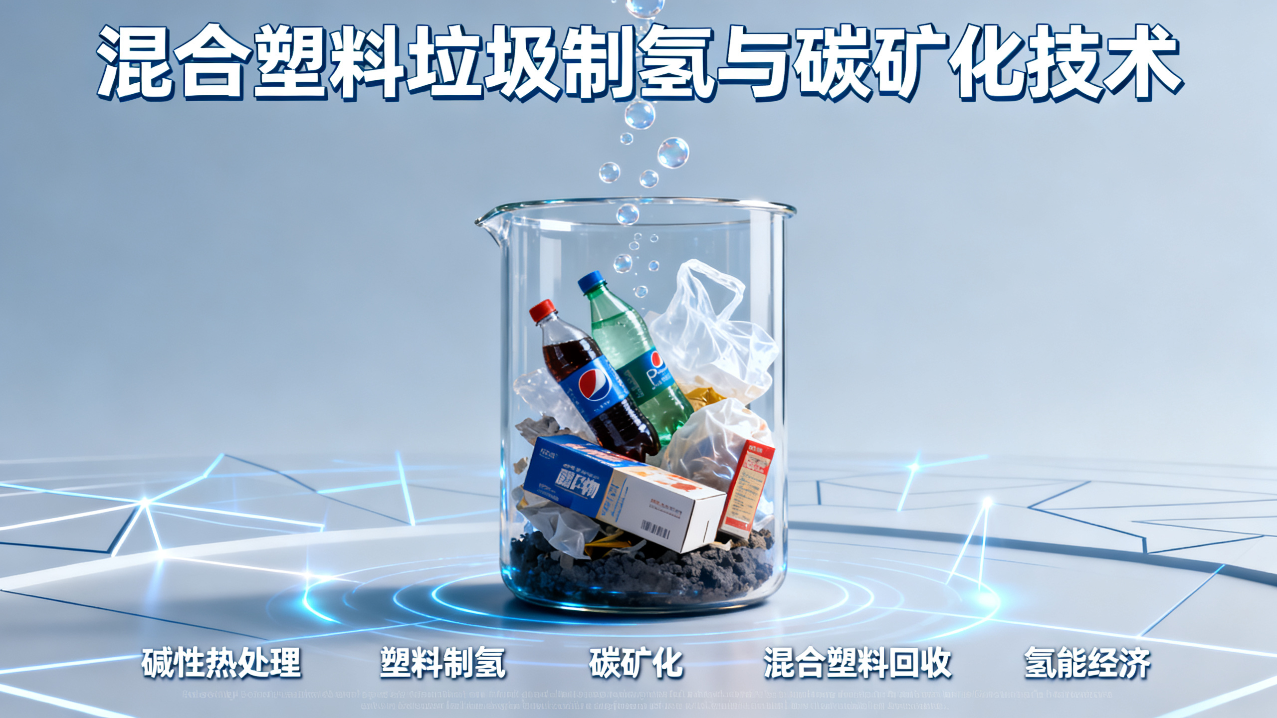 新方法：将塑料垃圾变氢气燃料，同时锁住碳