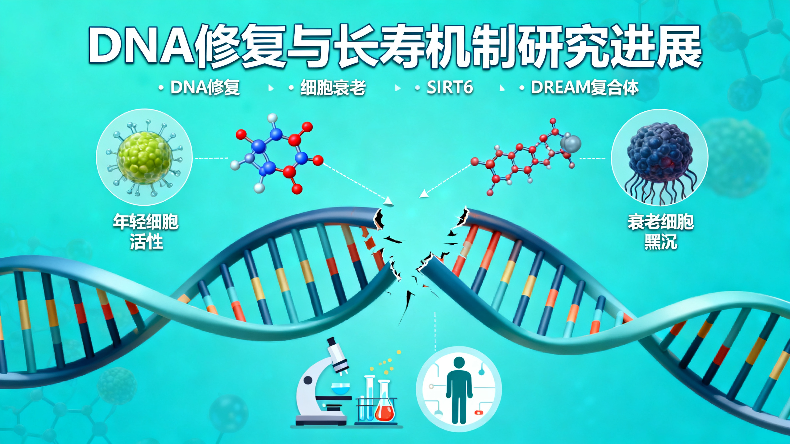 修复受损DNA能延缓衰老吗？