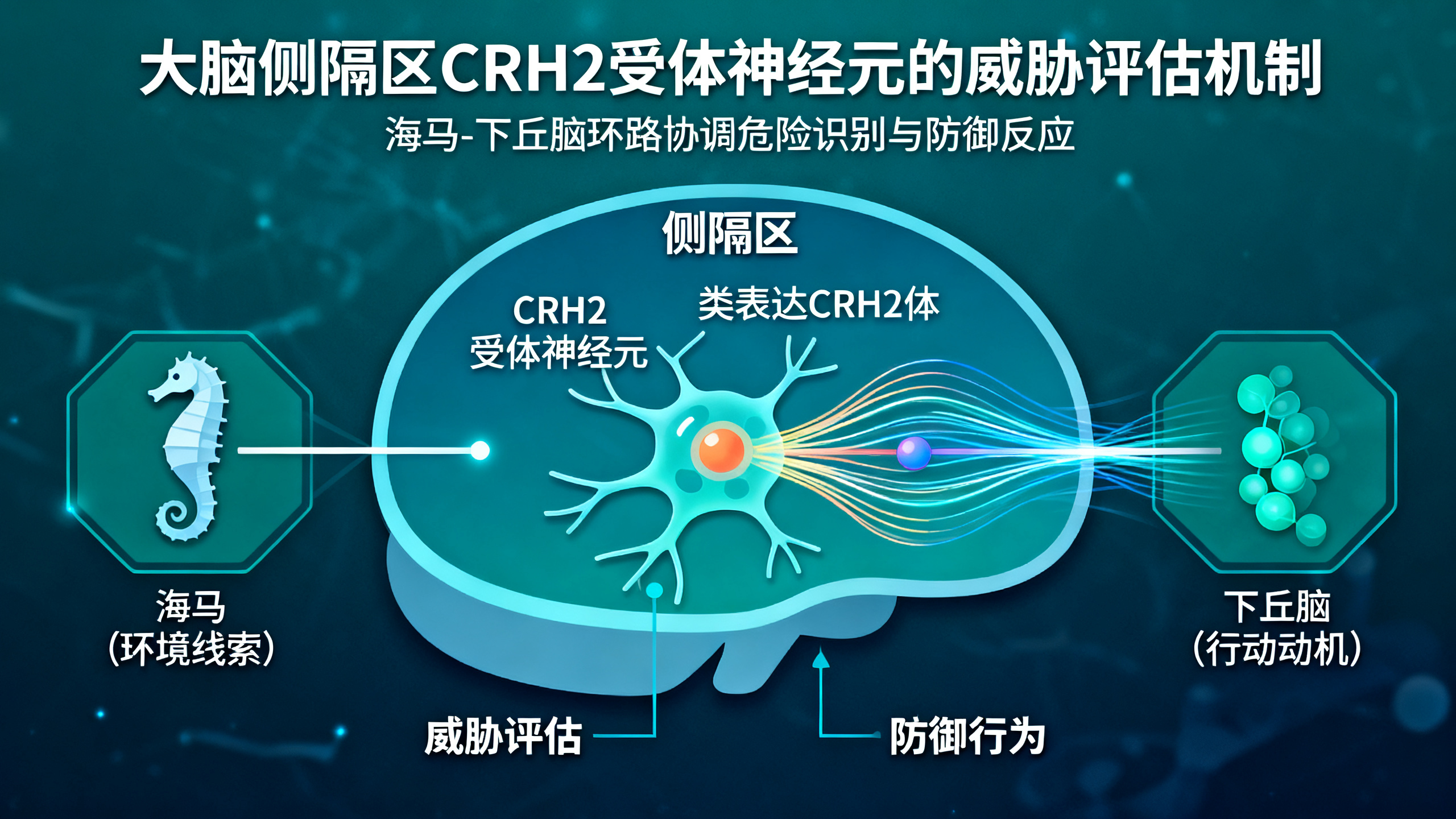 外侧隔核如何识别不同危险并触发防御反应