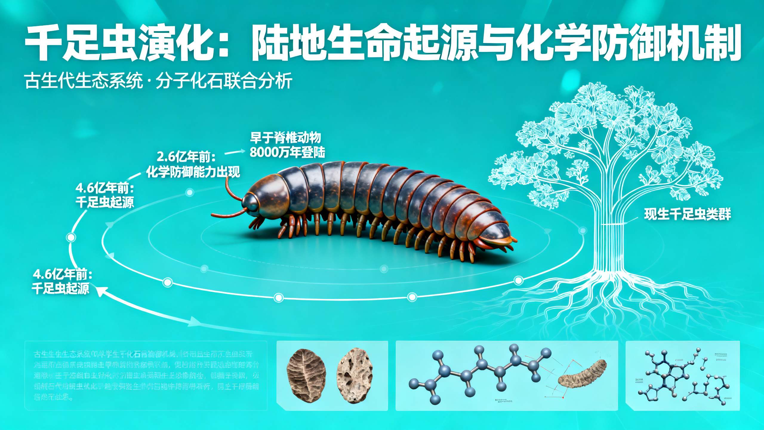 千足虫比脊椎动物早8000万年登陆