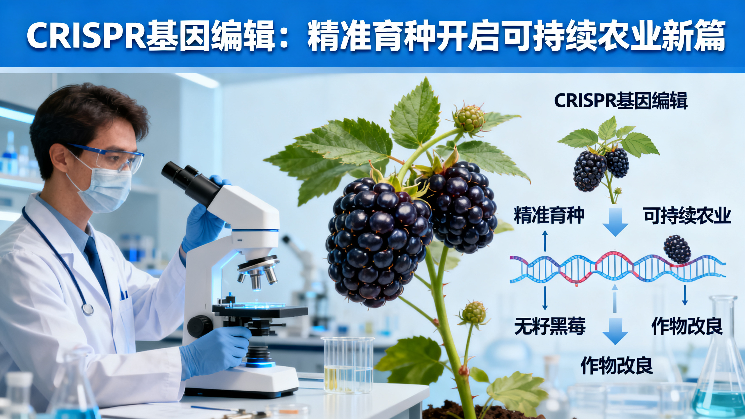 无籽黑莓和樱桃：长在灌木上的“未来水果”
