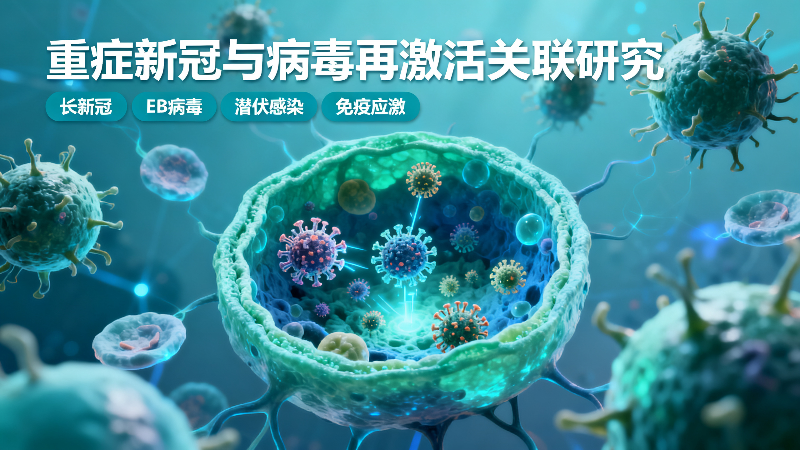 新冠可能“唤醒”体内沉睡的多种病毒