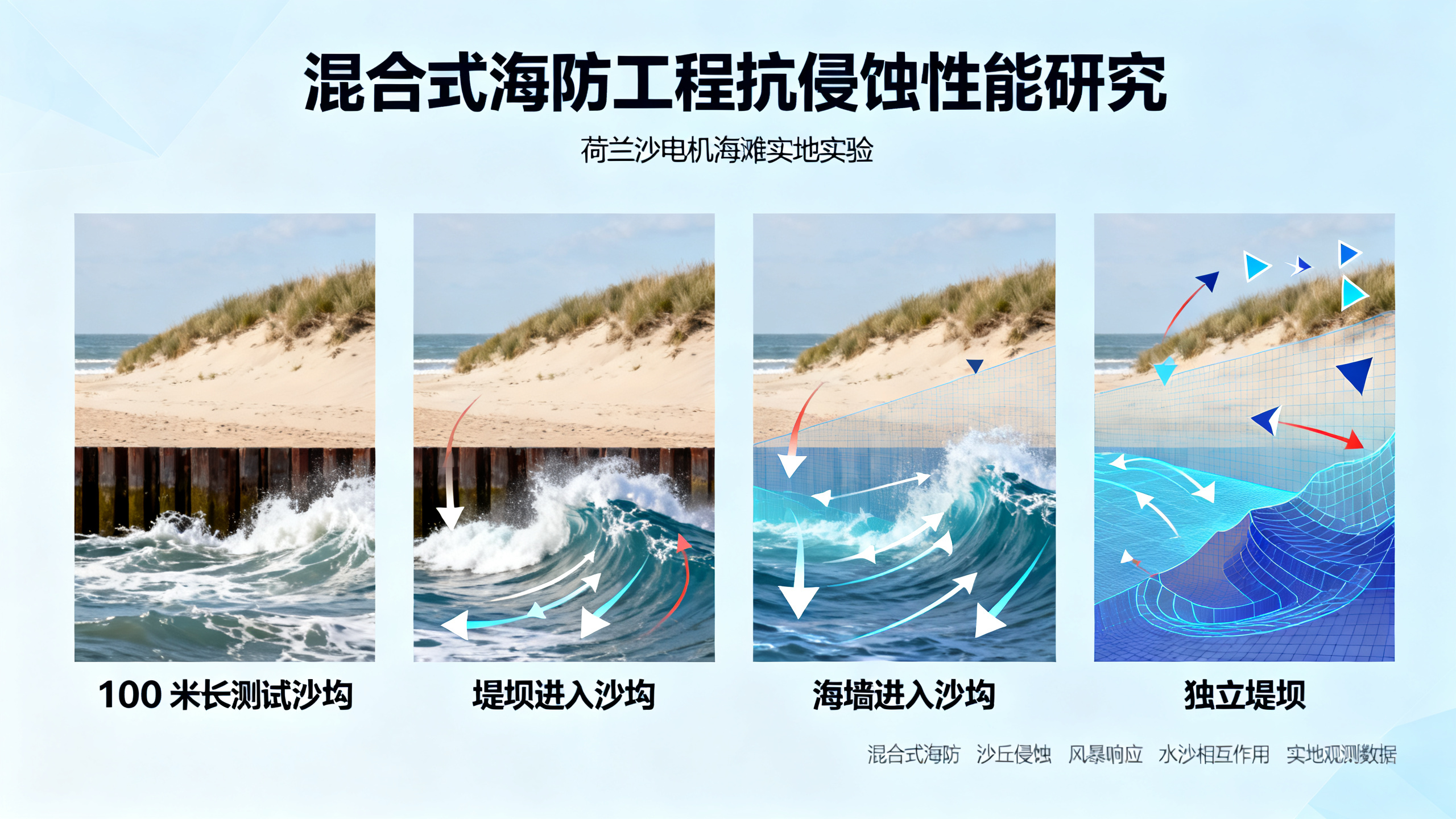 沙丘侵蚀与水流变化的实地观测