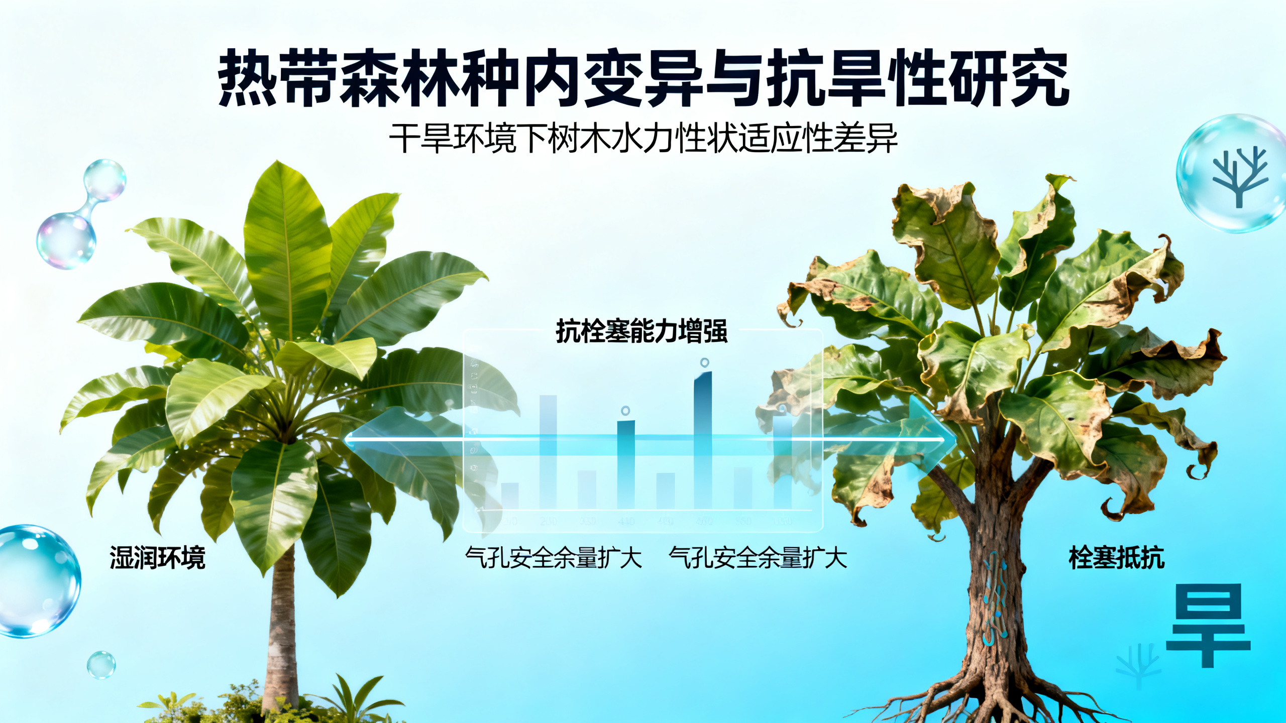 物种内部的差异让热带雨林更耐旱