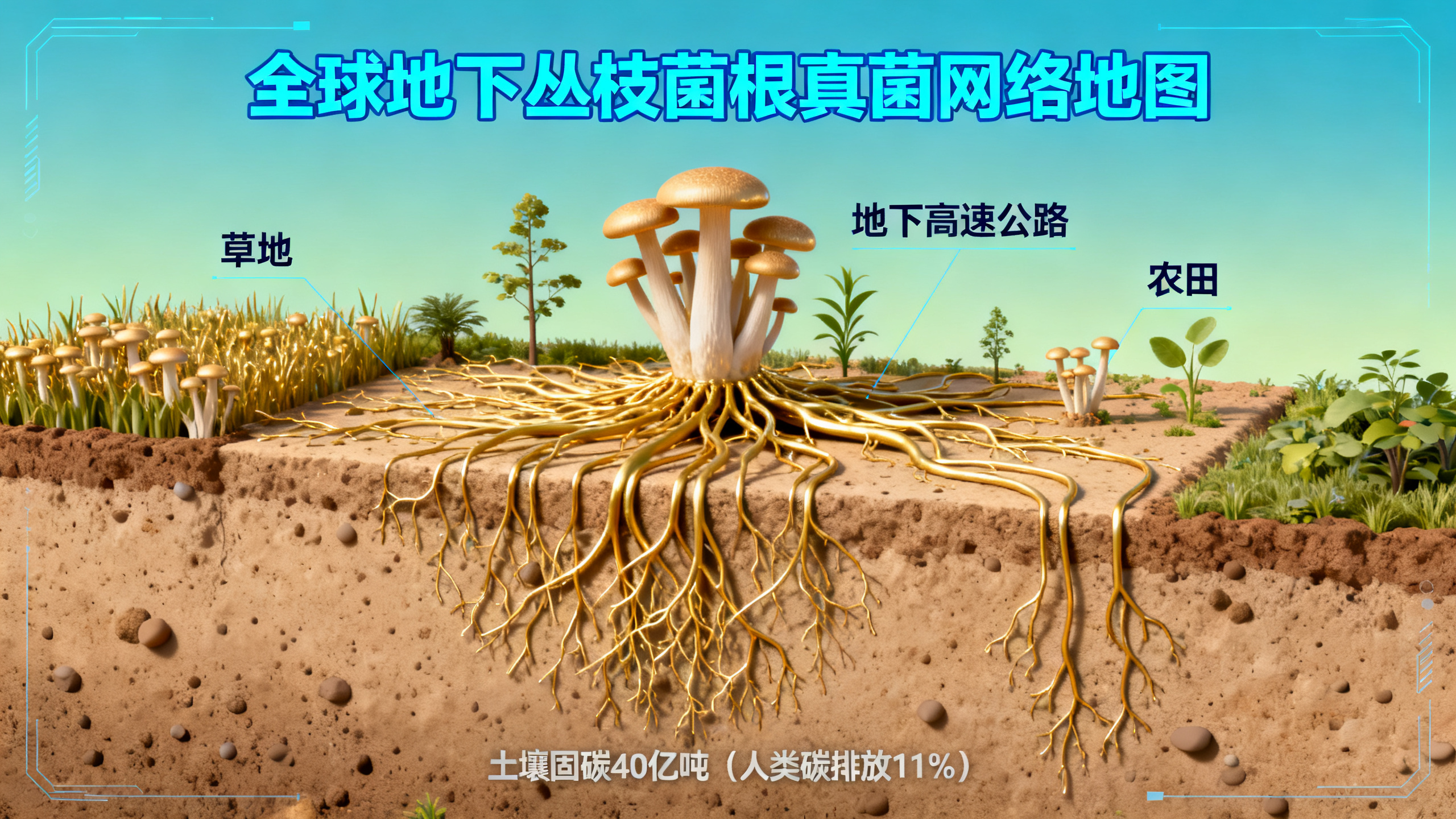 我们脚下的“真菌高速公路”长达68京英里