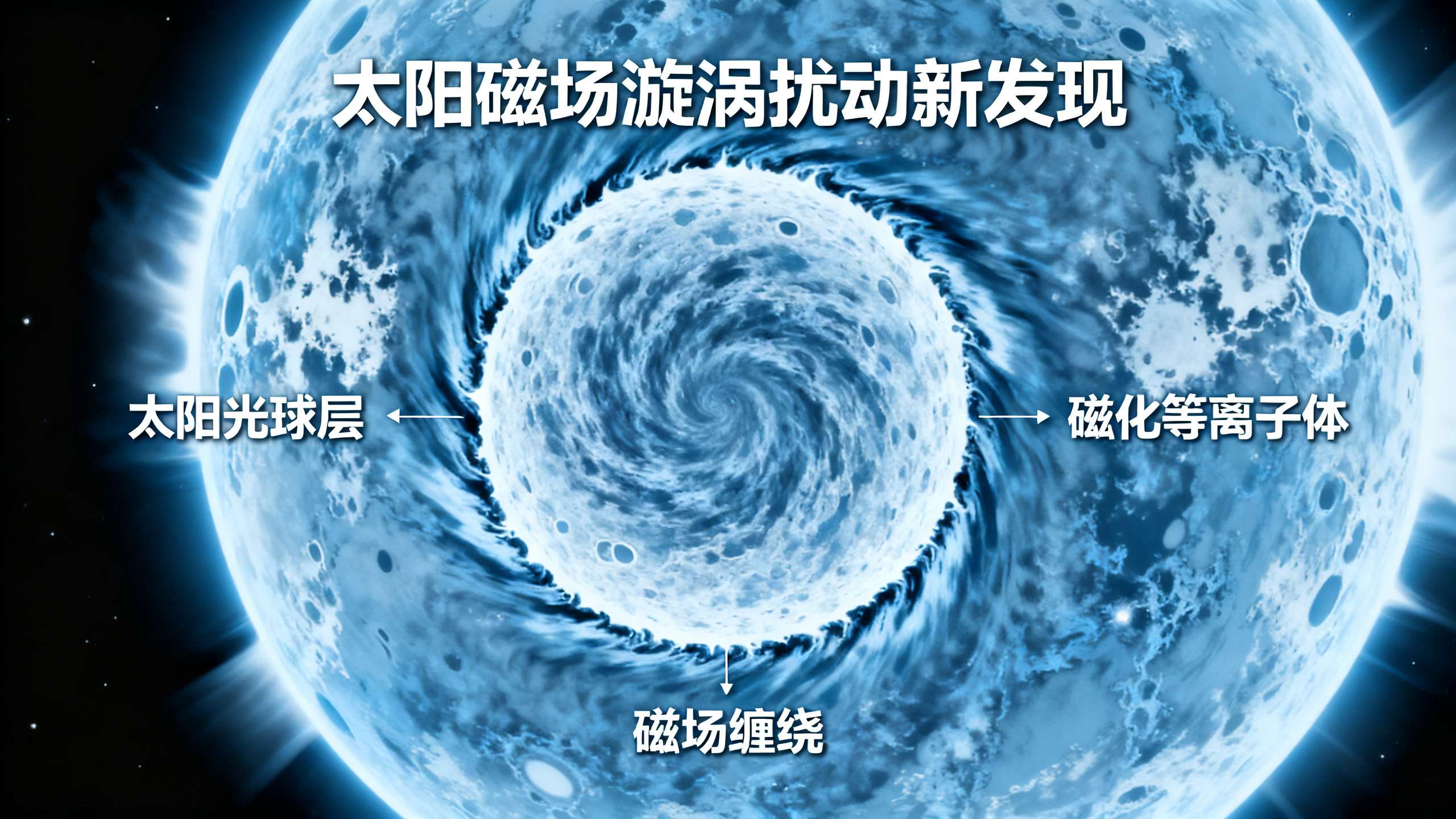 太阳上无处不在的“漩涡混流”现象