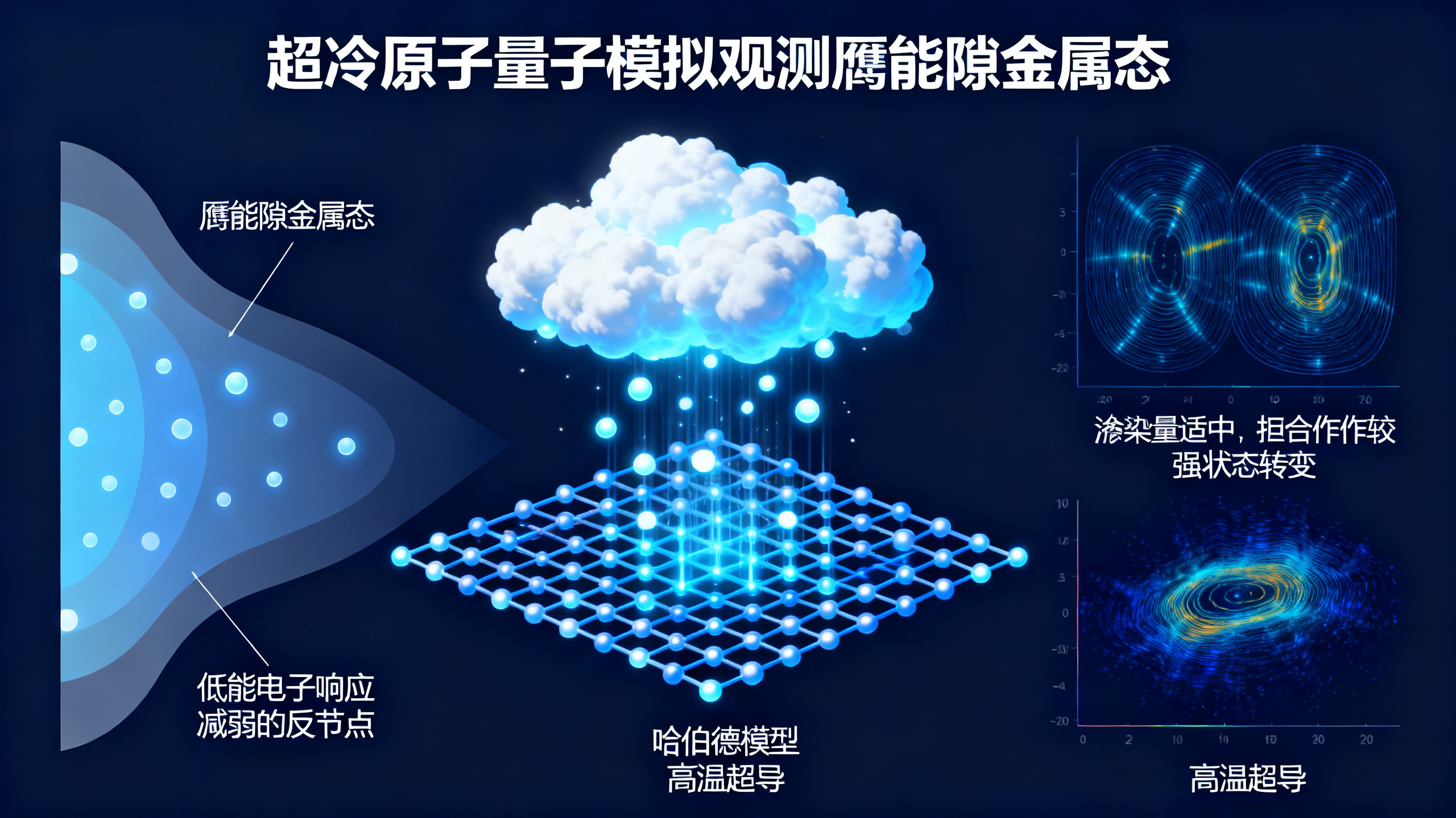 费米-哈伯德量子模拟器中的“假能隙”现象