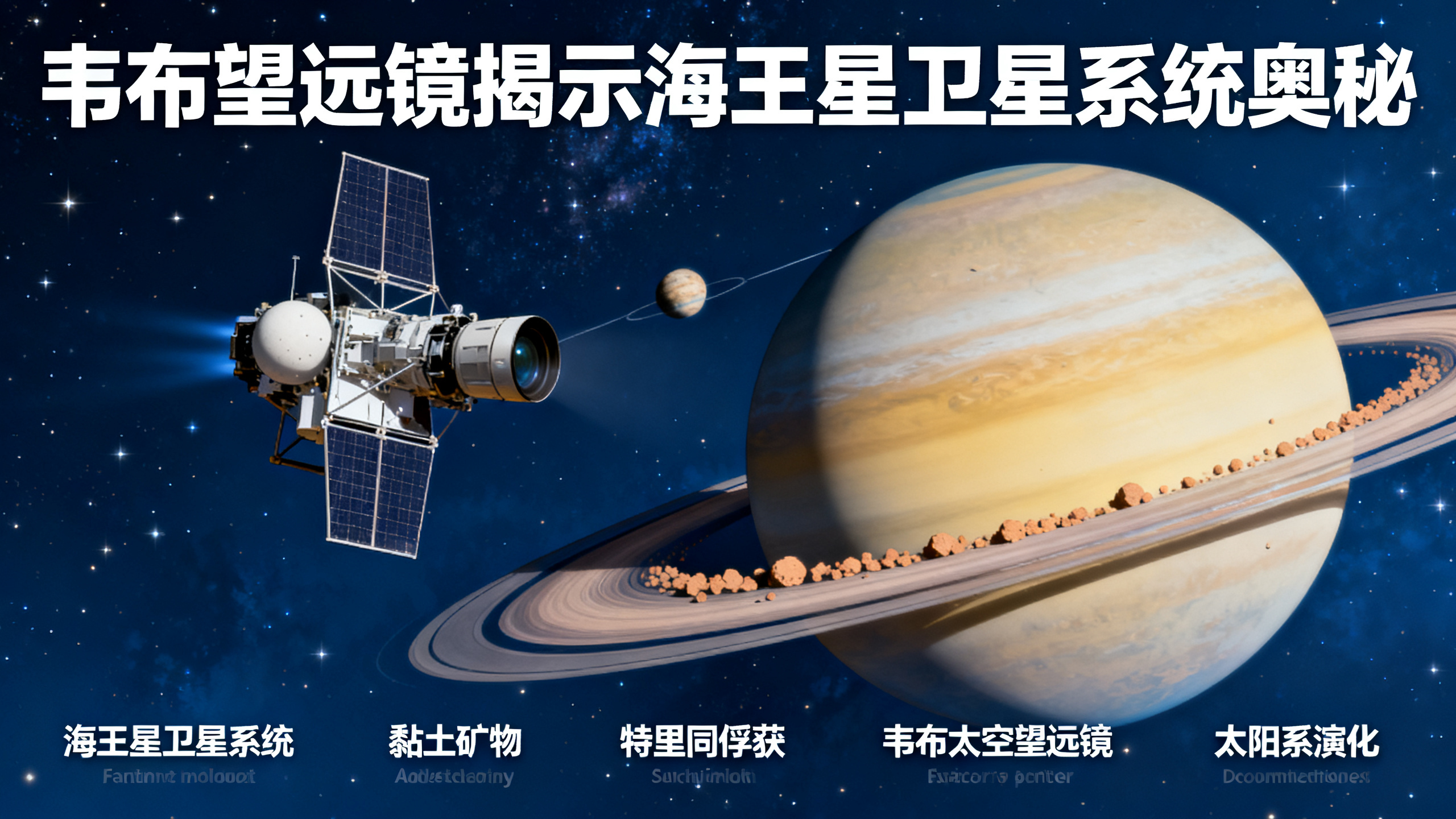 海王星的小卫星，或是远古星球破碎后的残骸
