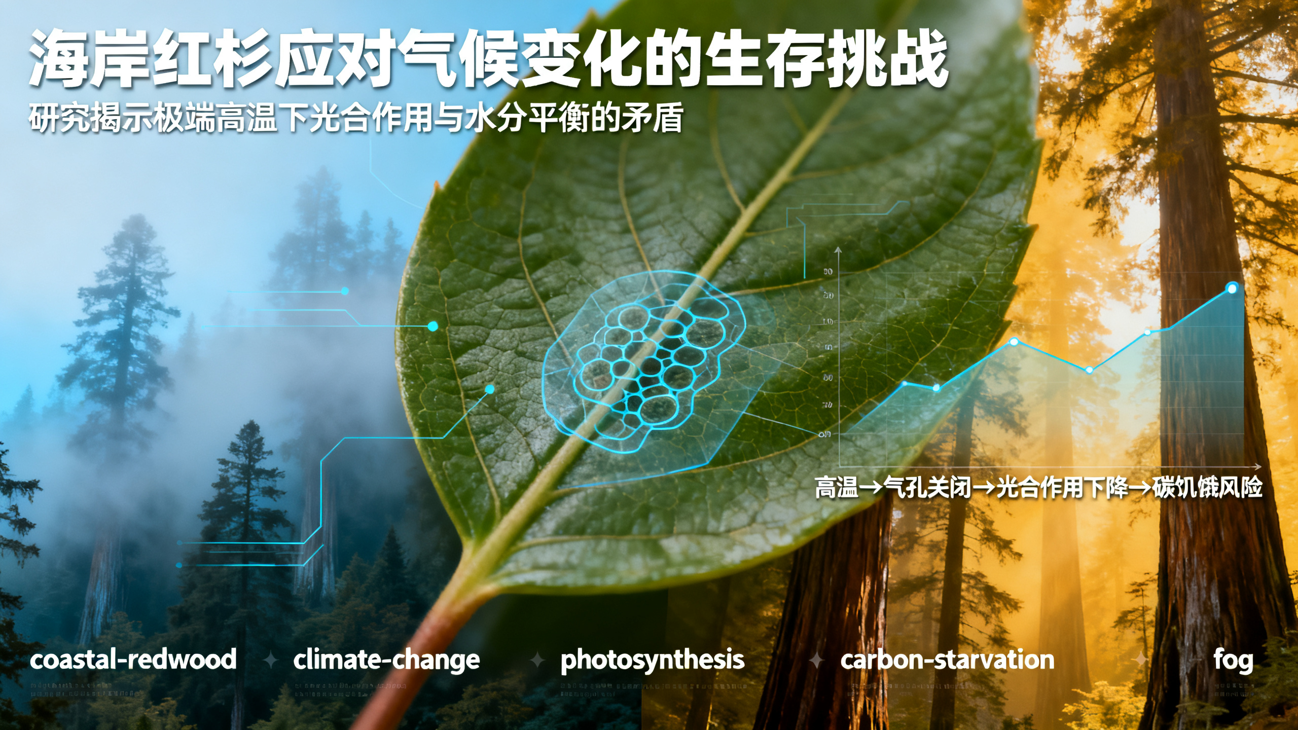 加州最高的标志性树木正中暑