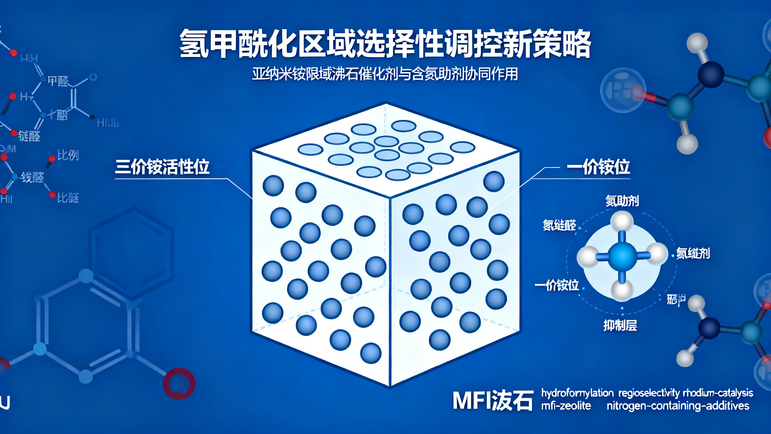 铑离子稳定在分子筛中，实现精准合成醛类化合物