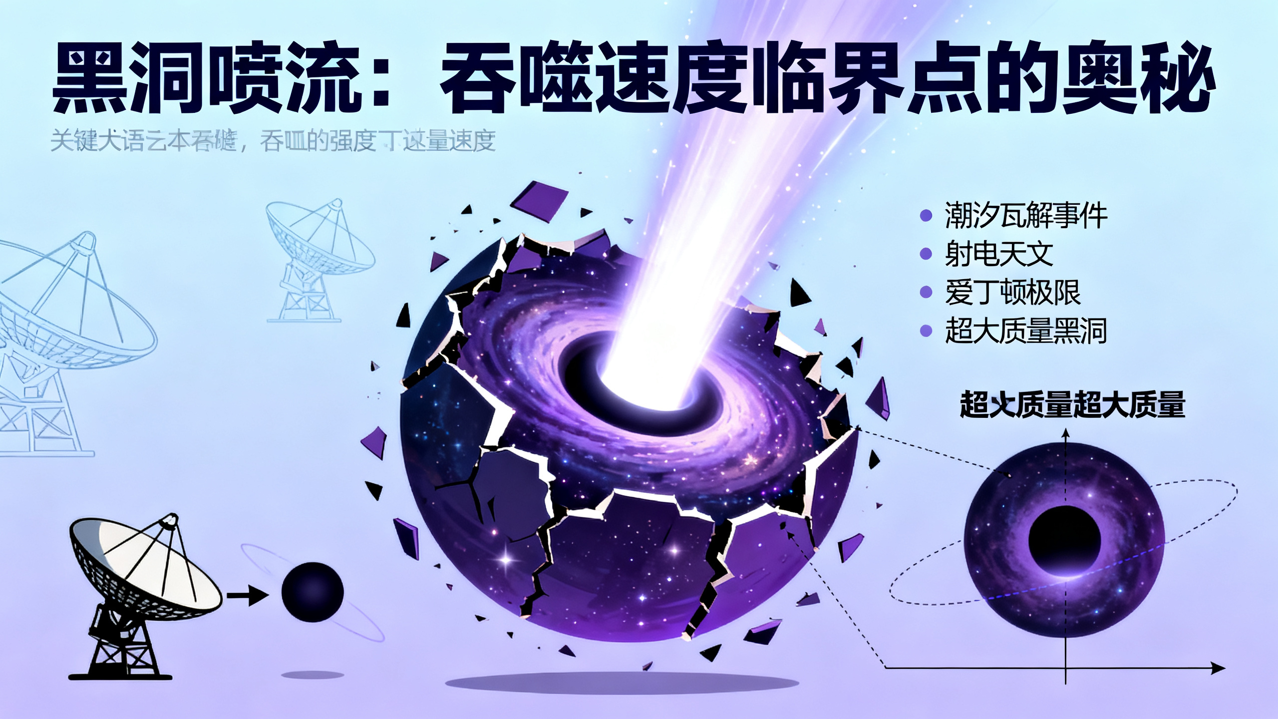 天文学家发现黑洞喷发背后的奇特普遍规律